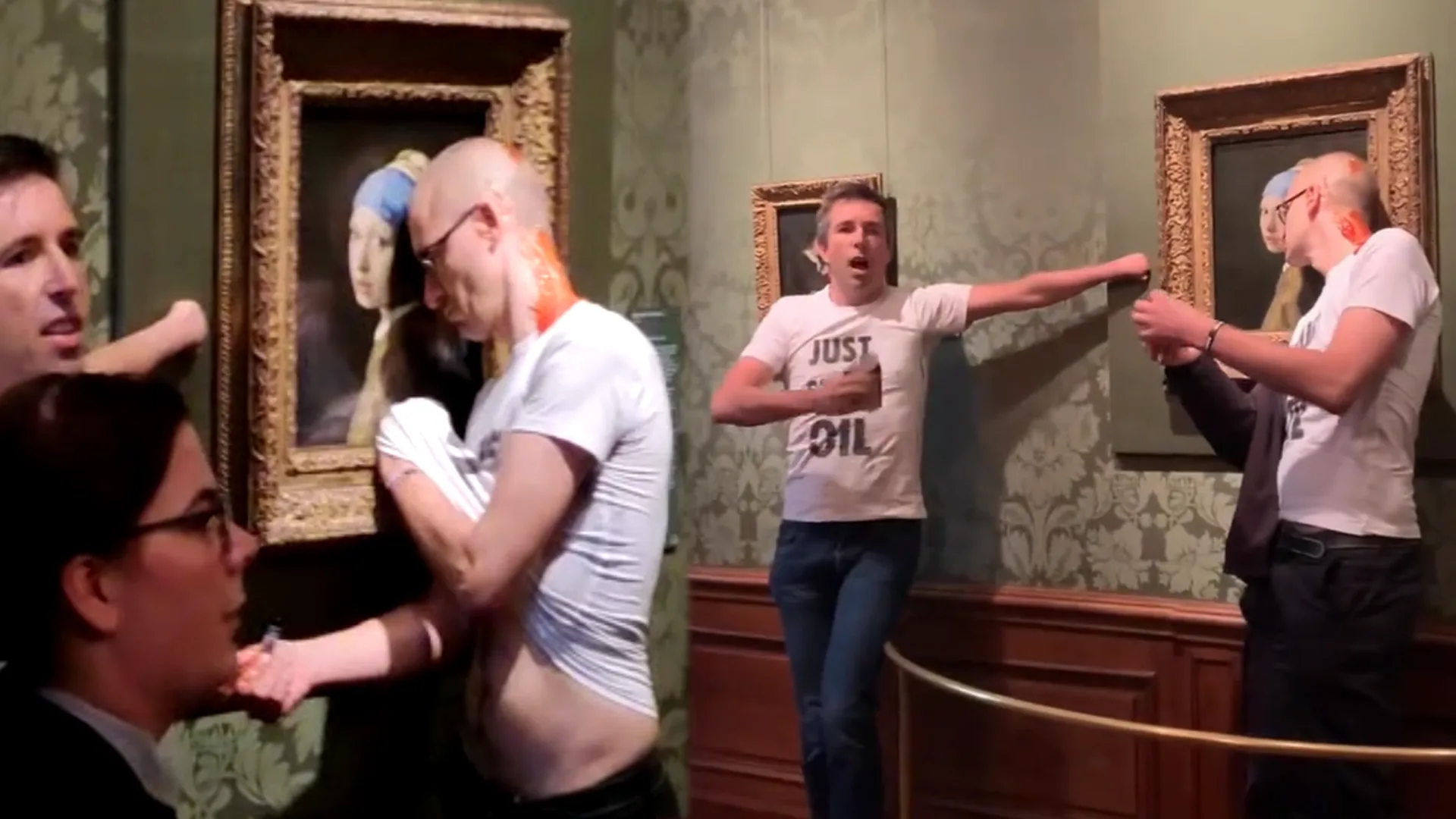 Celstraf voor derde verdachte klimaatactie Mauritshuis