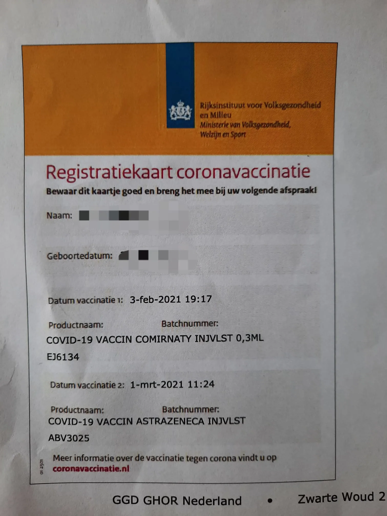 GGD blundert en geeft zorgmedewerker twee verschillende vaccins