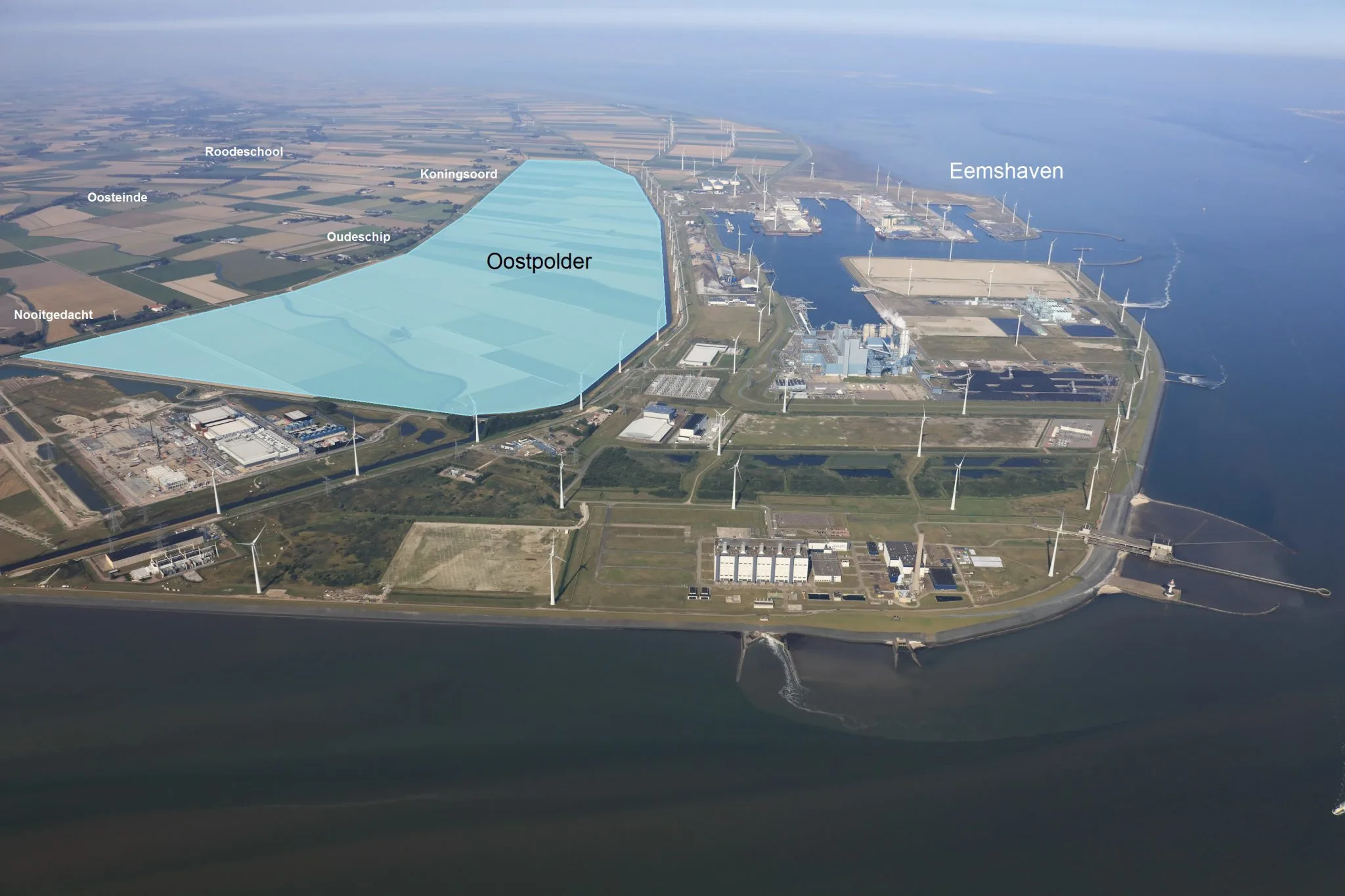 Inwoners Oudeschip in shock door plotselinge uitbreiding van industrie Eemshaven