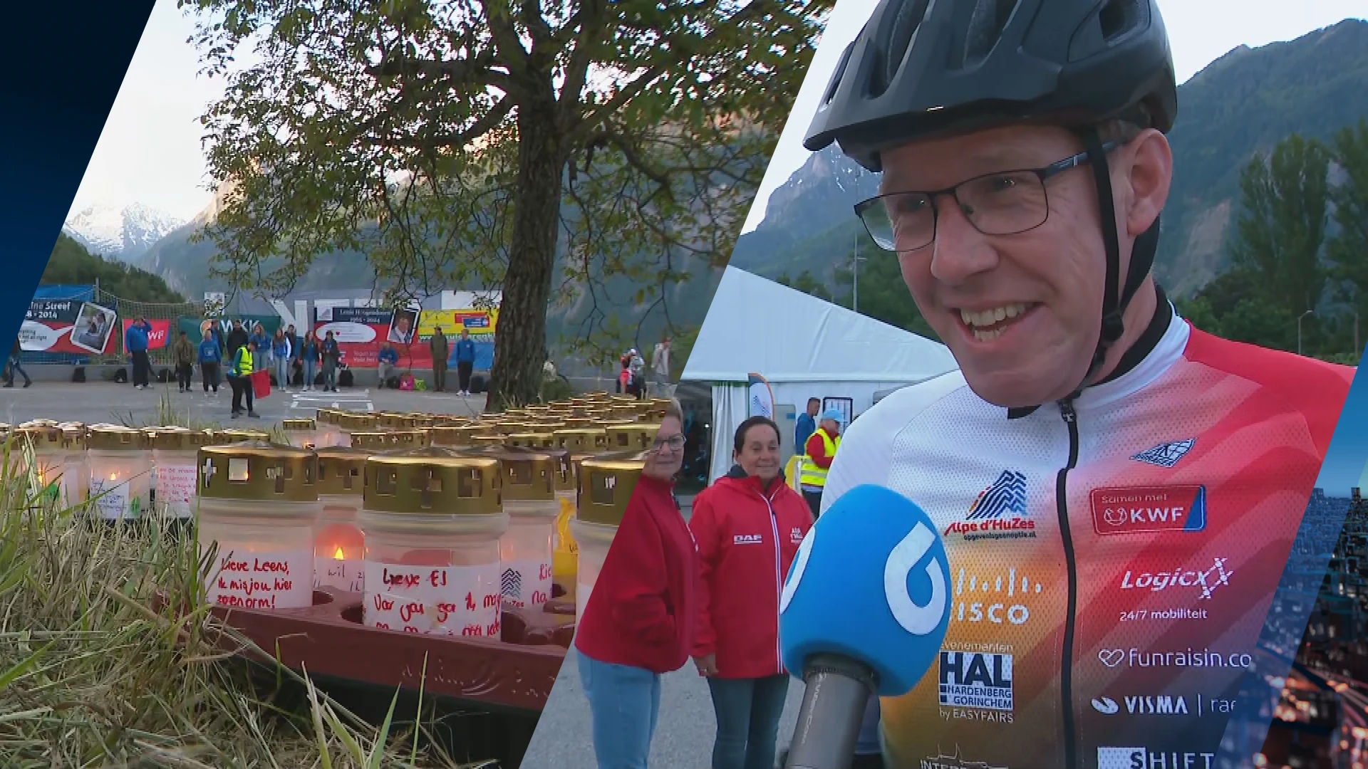 Alpe d'HuZes van start: duizenden diehards rijden bijzondere klim
