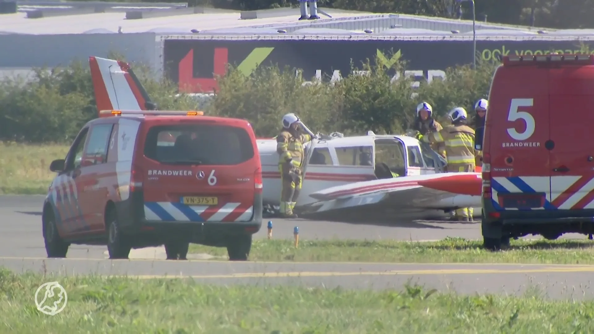 Vliegtuigje maakt noodlanding op Maastricht Airport
