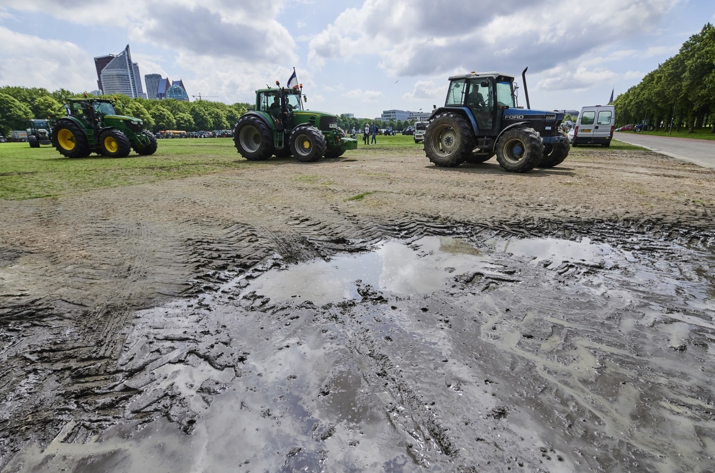 Boeren maken voor 2.000 euro schade op Malieveld: 'We vergoeden alles'