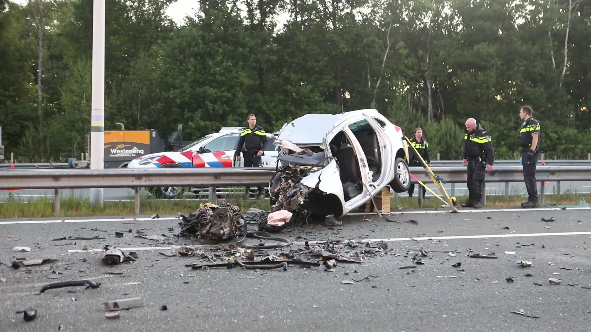 Spookrijder krijgt vijf jaar cel en elf jaar rijontzegging voor dodelijk ongeluk op A12