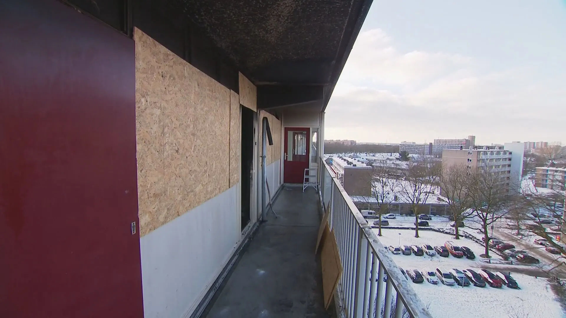 Angstige momenten bij flatbrand in Rotterdam: 'Je zag de vlammen eruit slaan'