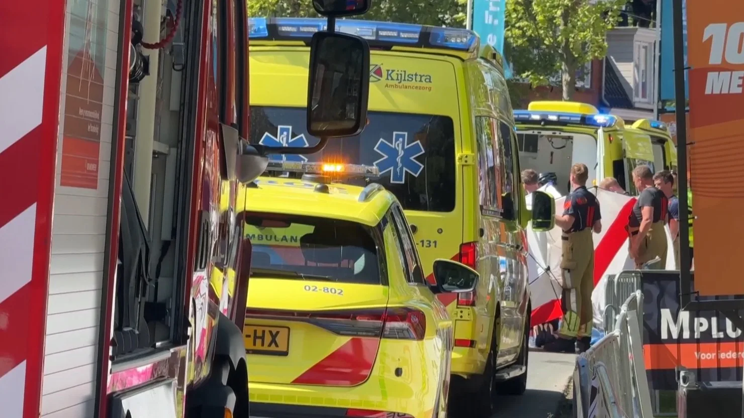 Onwel geraakte hardloper Leeuwarden overleden, marathonloper in Leiden gereanimeerd