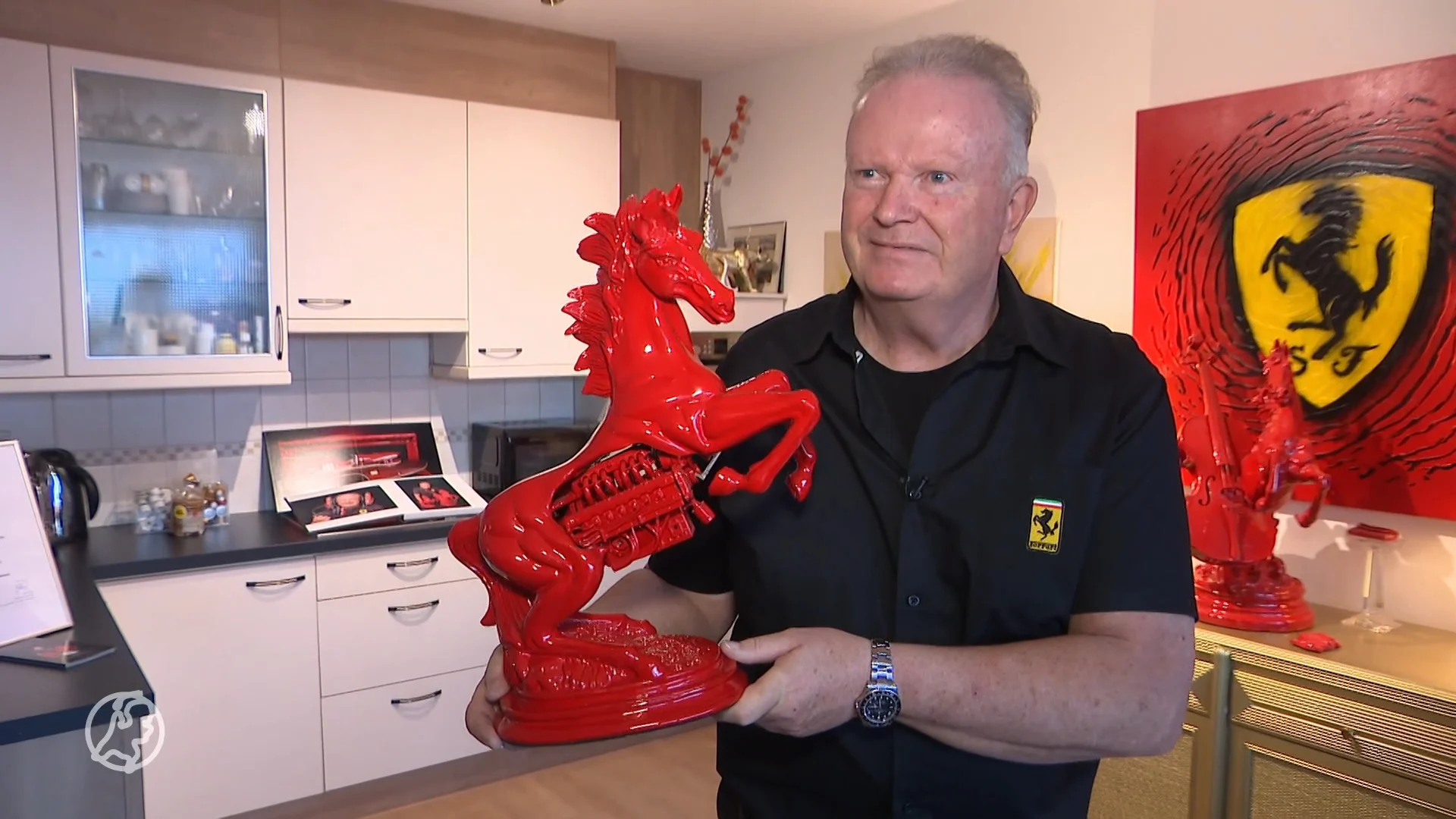 Willem heeft met zijn Ferrari-verzameling een uniek wereldrecord te pakken