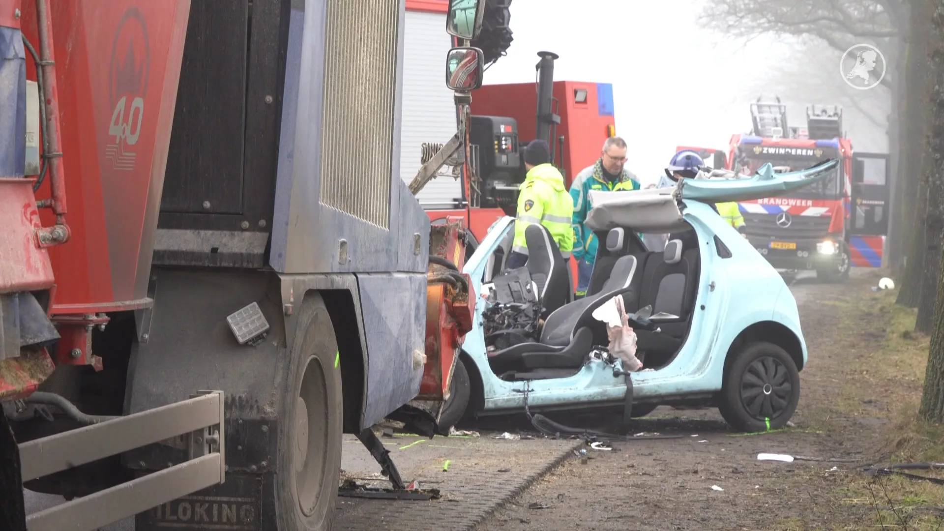 29-jarige vrouw ernstig gewond bij botsing met landbouwvoertuig