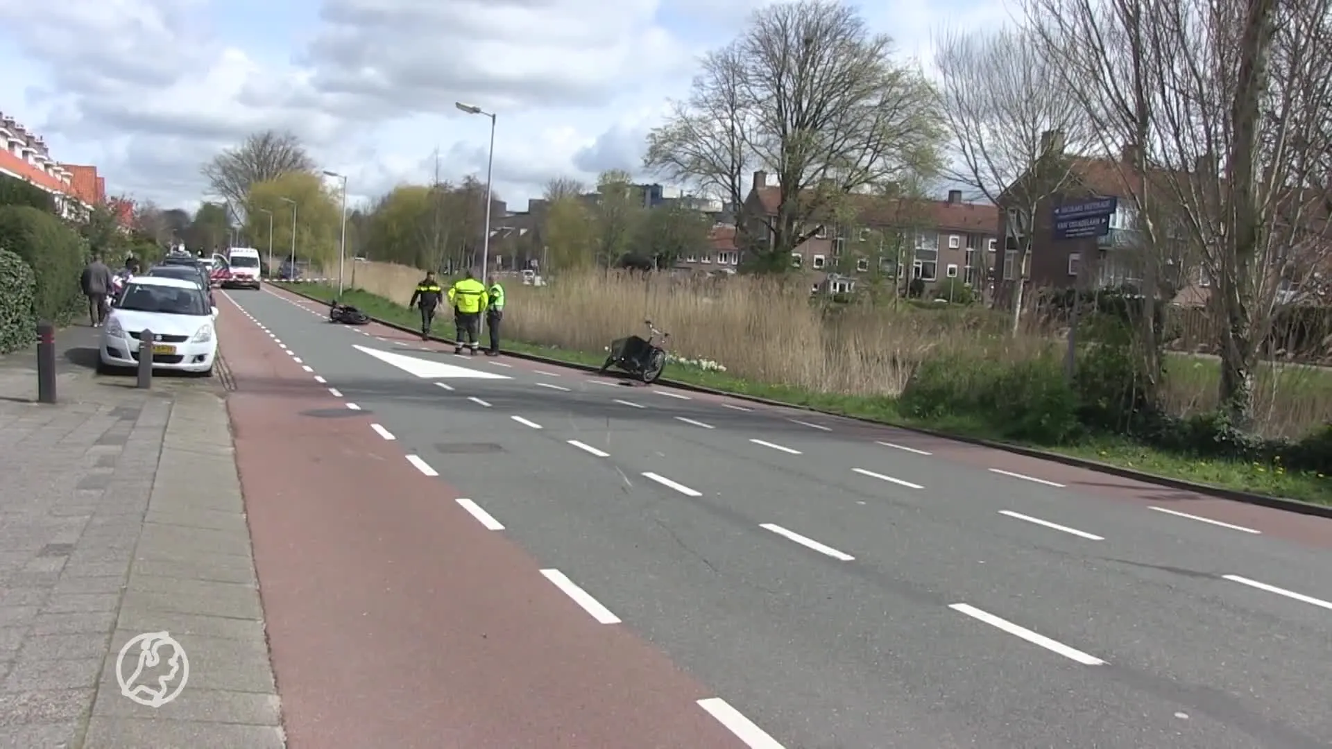 Motorrijder blijft langer vastzitten na dodelijk ongeluk met bakfiets in Alkmaar