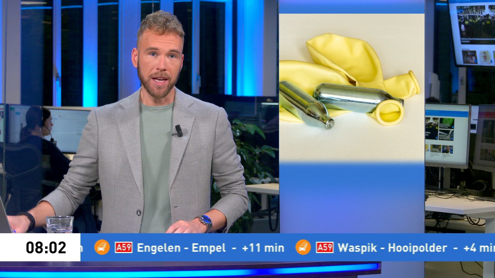 Bestuurder gebruikt lachgas tijdens verhoor