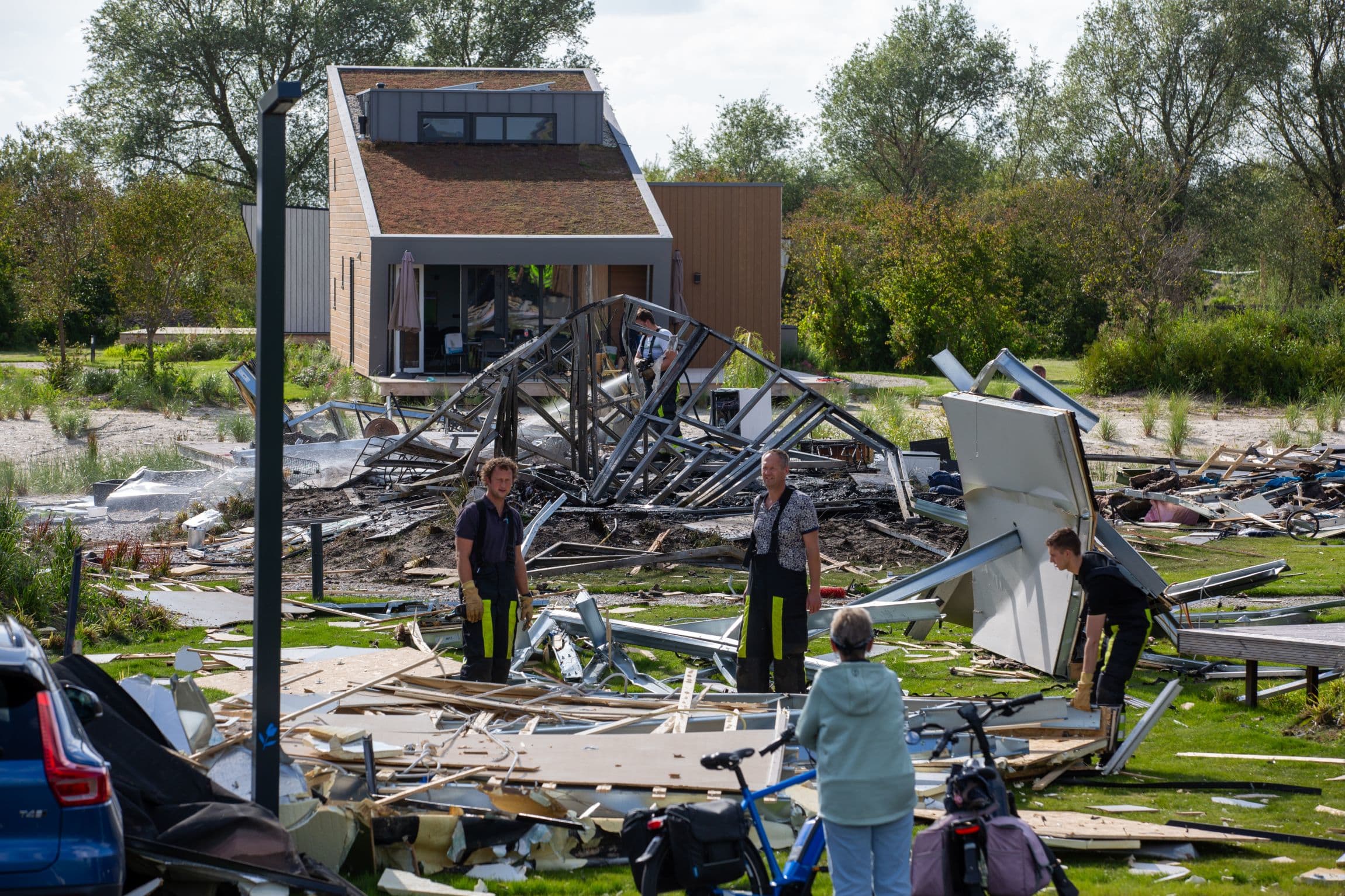 Gewonde bij vermoedelijke gasexplosie in chalet Hindeloopen
