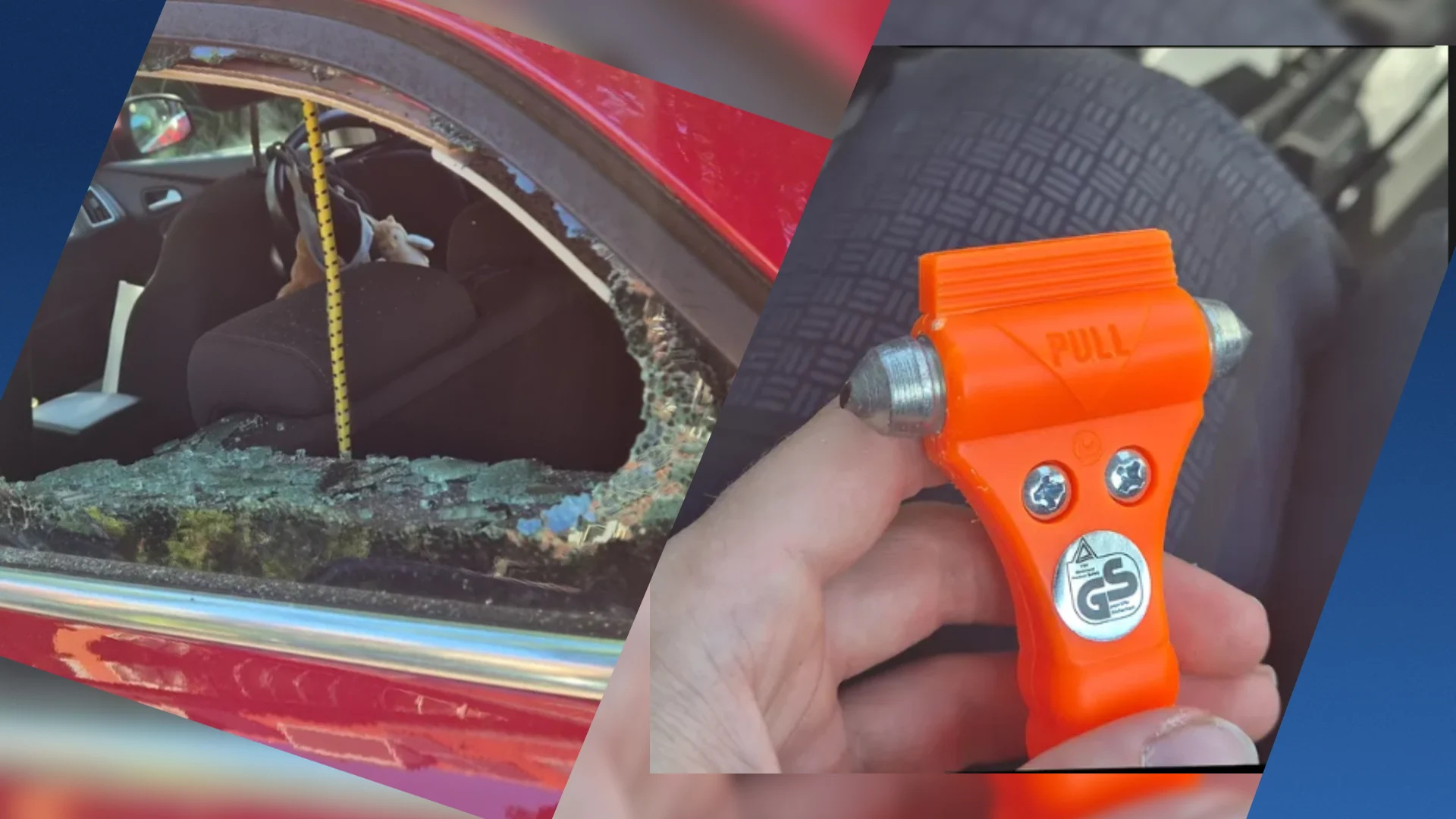 Agenten slaan ruit in om baby uit hete auto te redden in Amersfoort