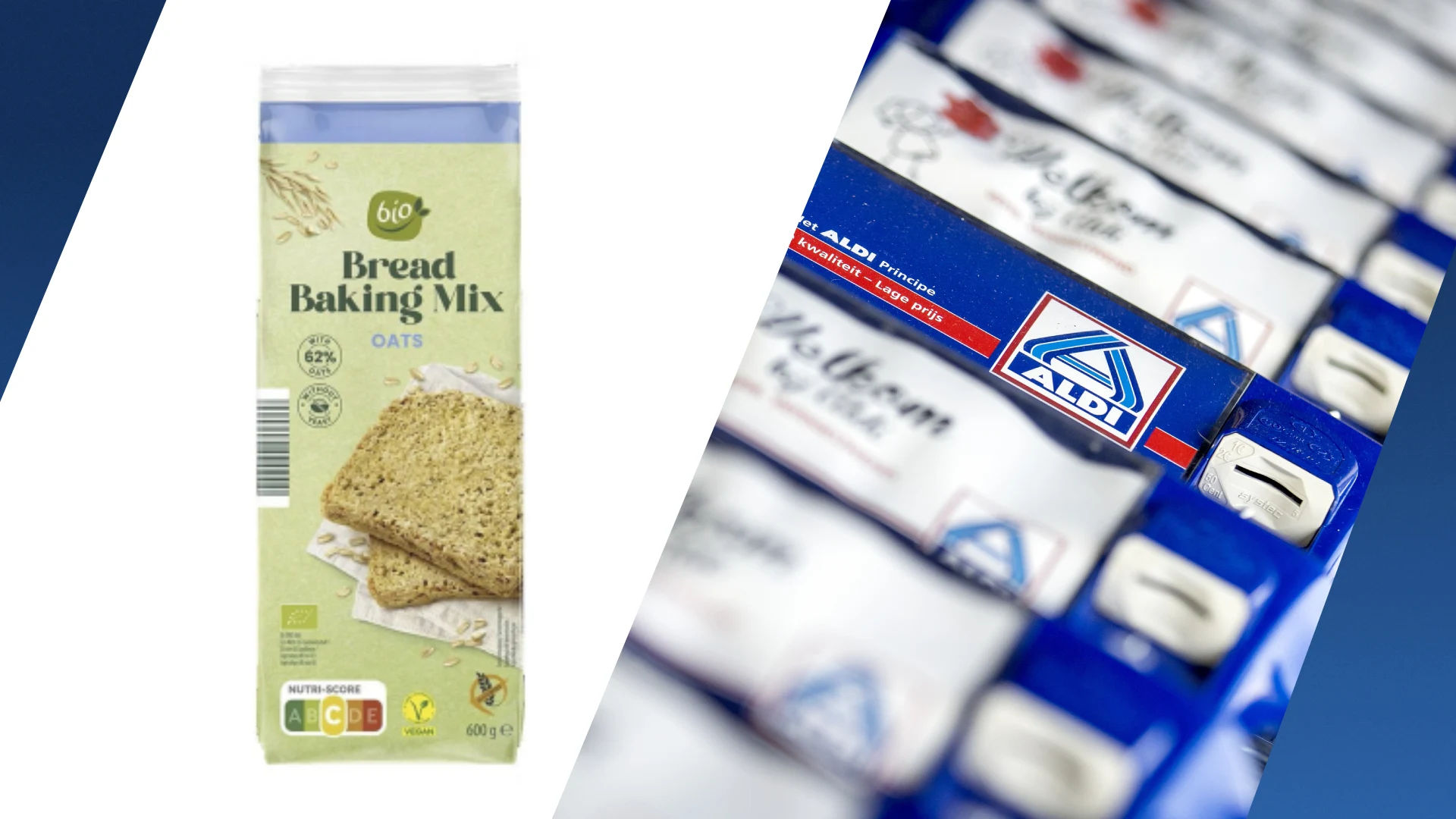 Aldi roept biologische broodmix terug vanwege mogelijke gluten