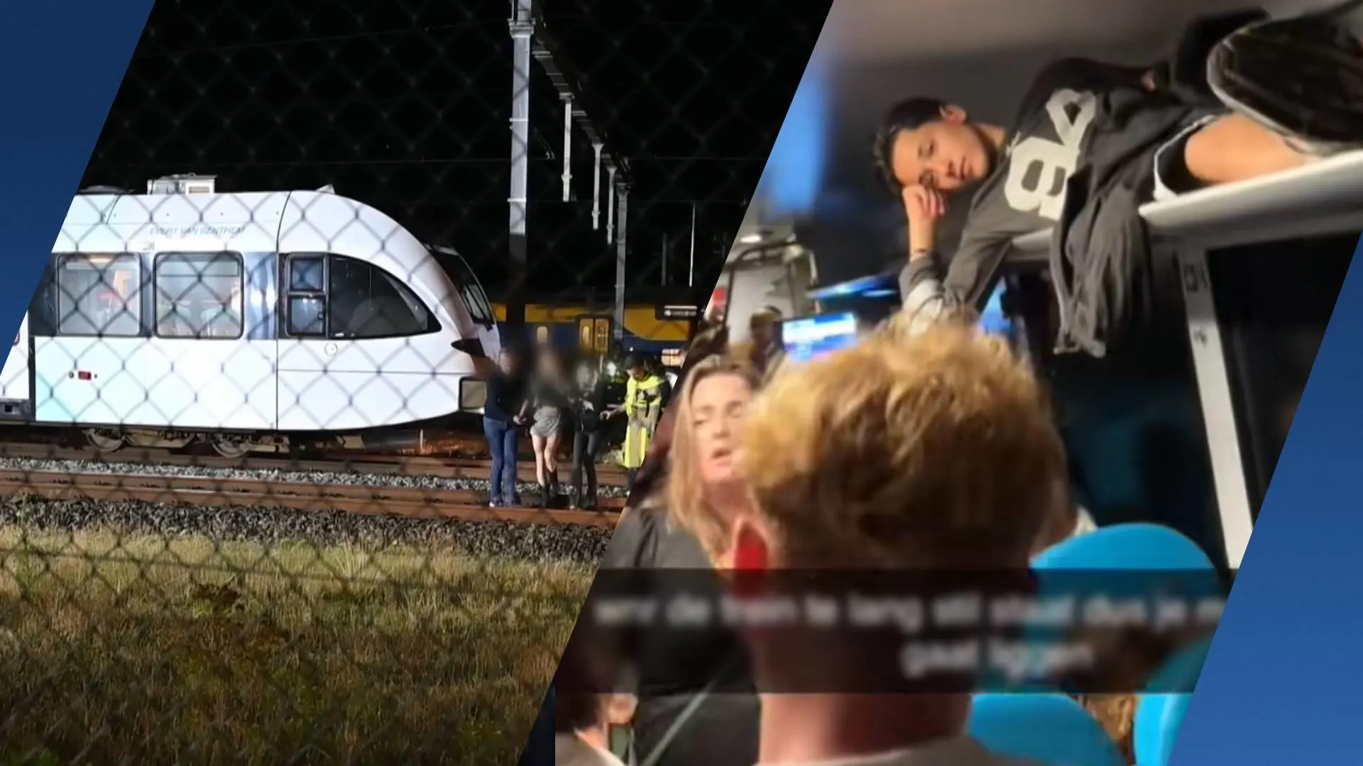 Paniek in bloedhete trein na 4Daagsefeesten, ruit ingetrapt voor lucht