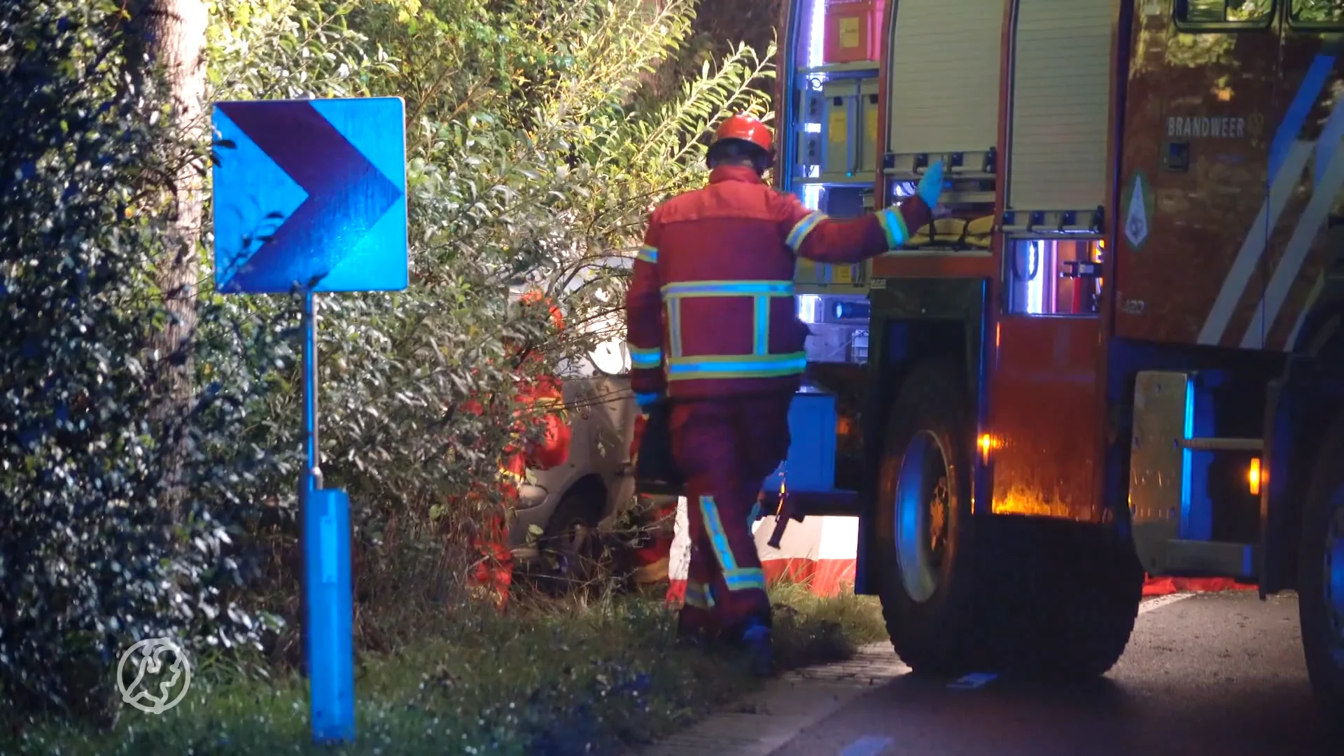 Bestuurder (30) overleden bij crash tegen boom in Lauwerzijl