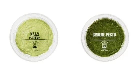 ALDI roept Kaas pesto dip en Groene pesto terug om bacterie