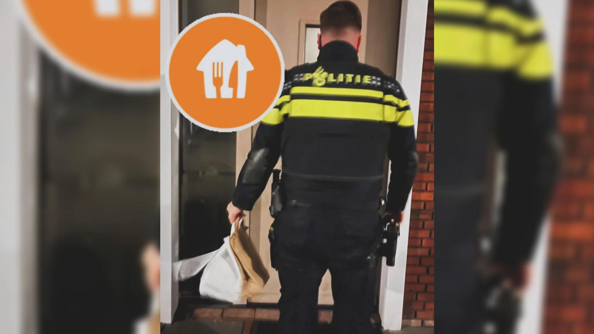 Sushibezorger rijdt zonder rijbewijs, politie levert bestelling zelf af