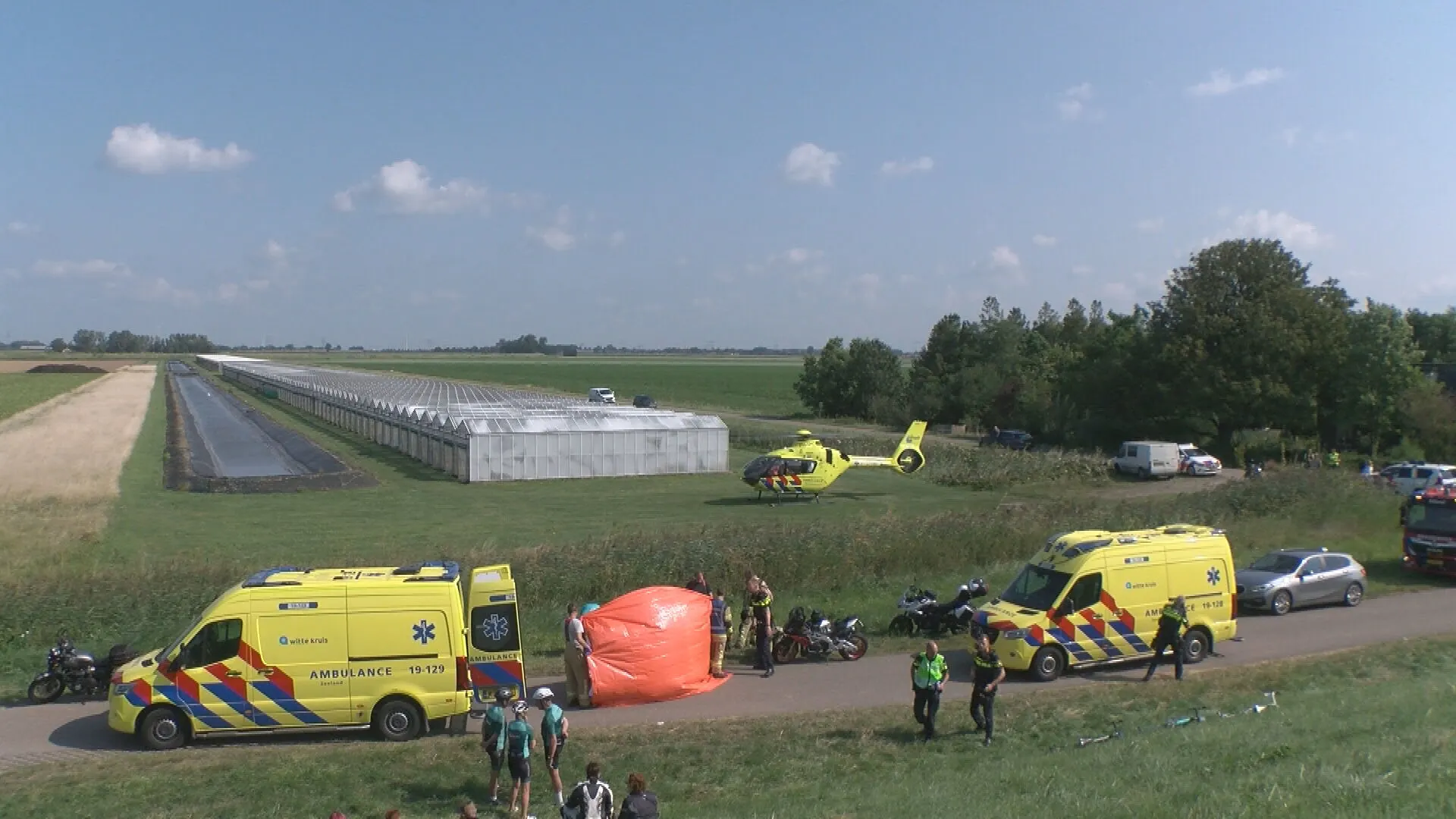 Dodelijk ongeval met motor: fietser (65) komt om in Rilland