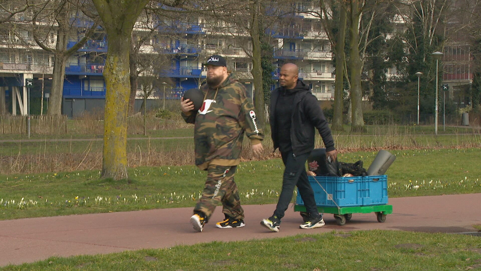 Stefan en Maikel lagen samen met corona in het ziekenhuis en zijn nu vrienden voor het leven