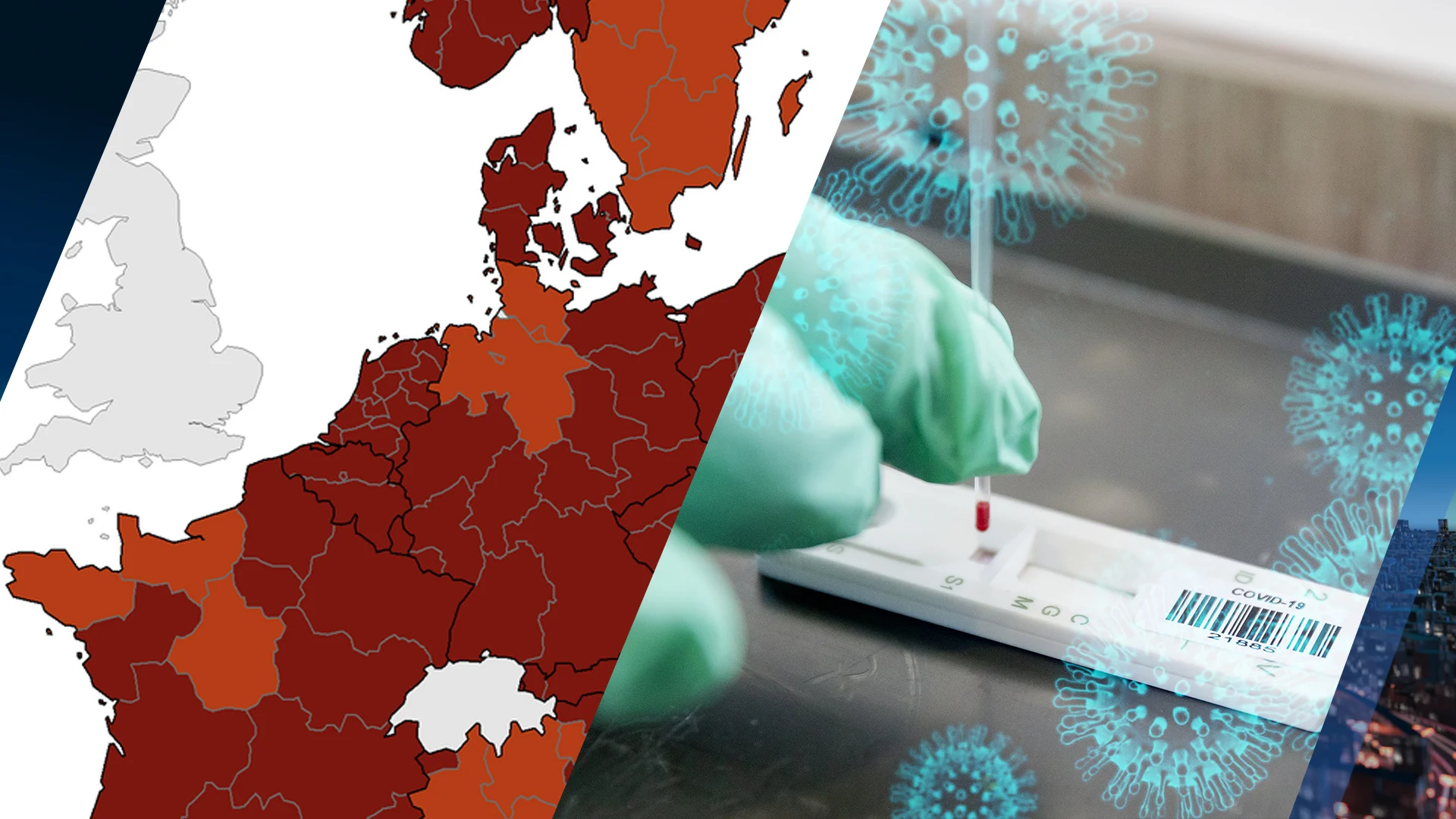 Nederland ook deze week helemaal 'donkerrood' op Europese coronakaart