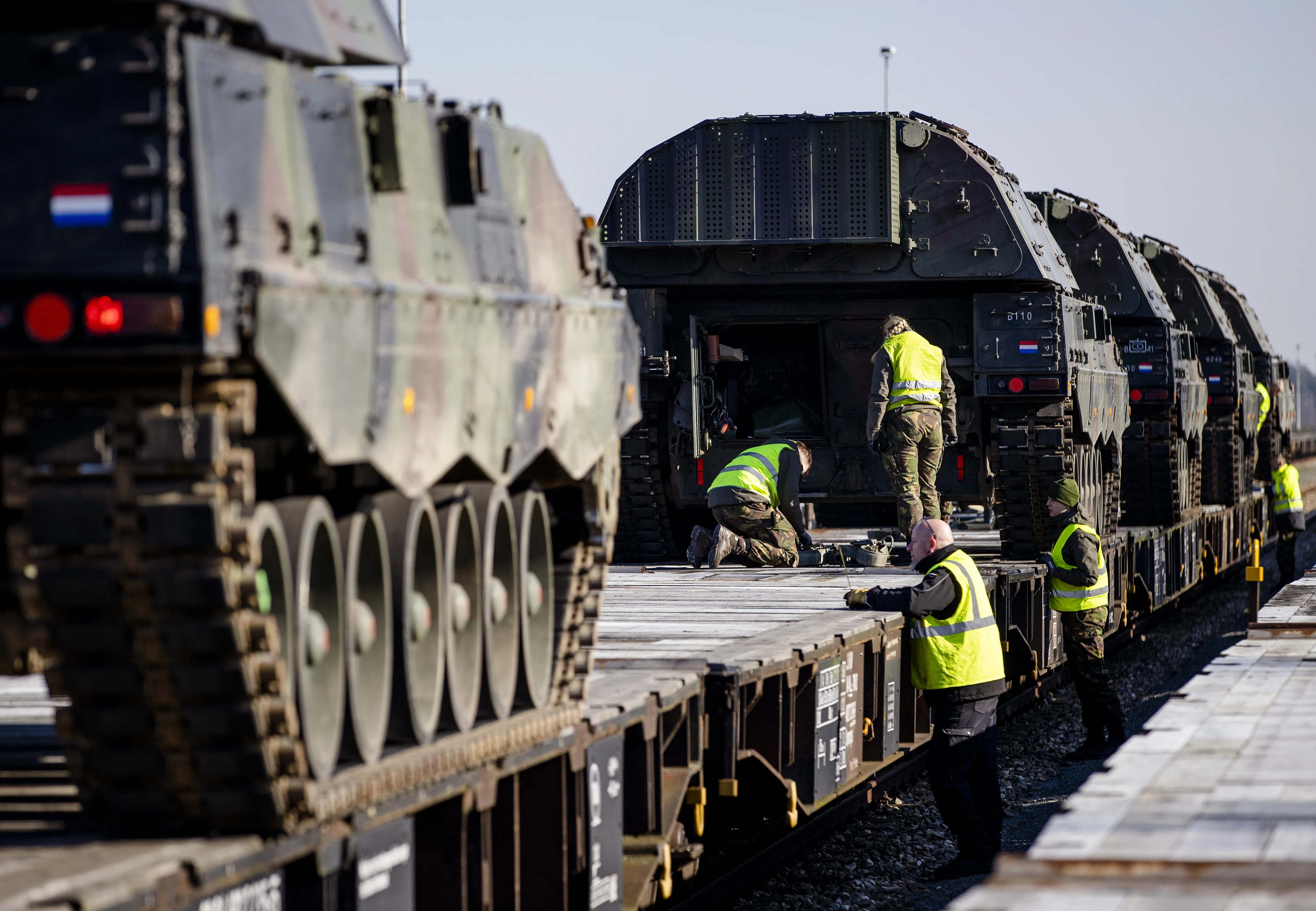 Militaire treinen krijgen voorrang op spoor vanwege toenemende dreiging