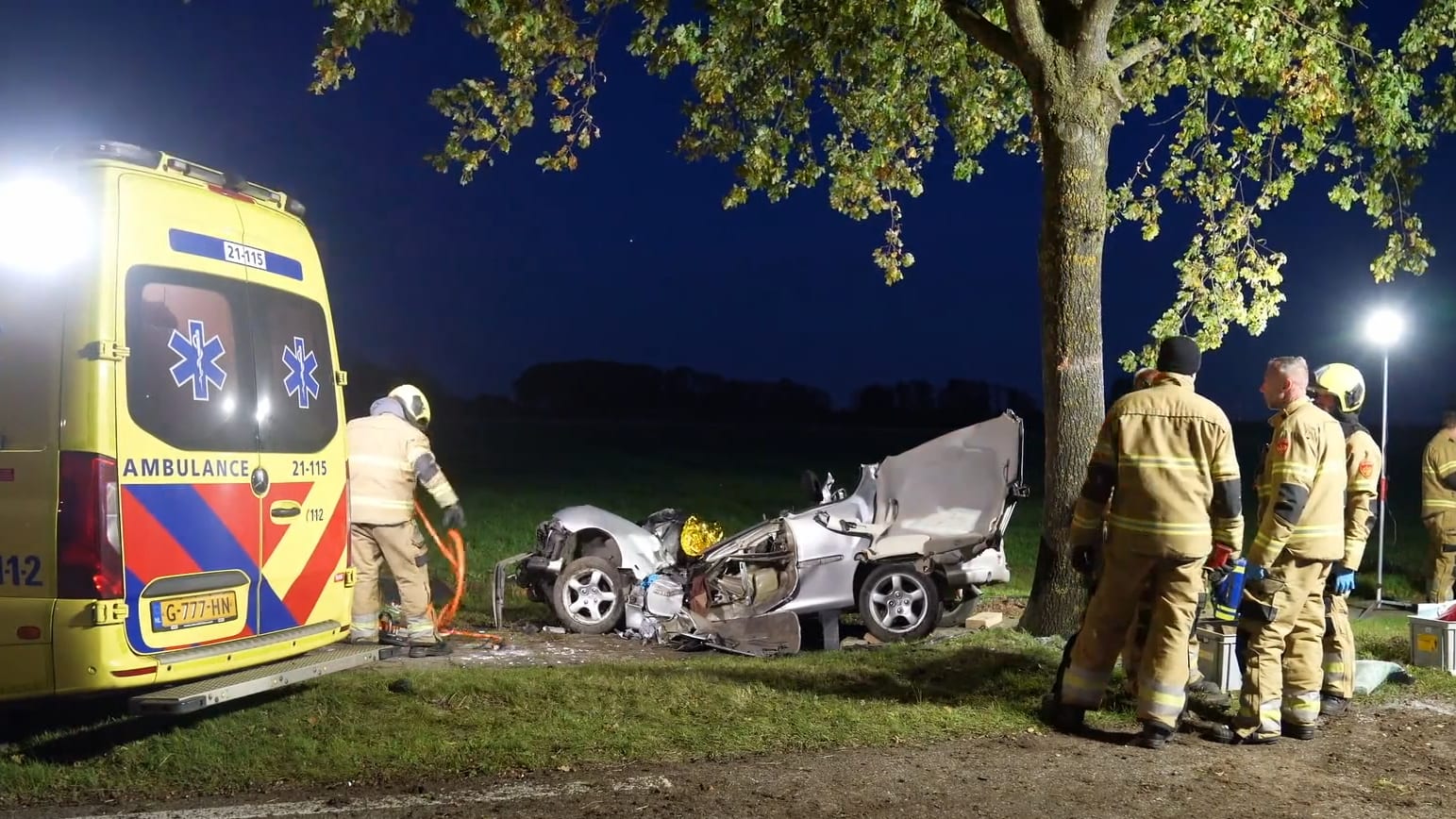 Automobilist (70) overleden na ongeval in Hedikhuizen