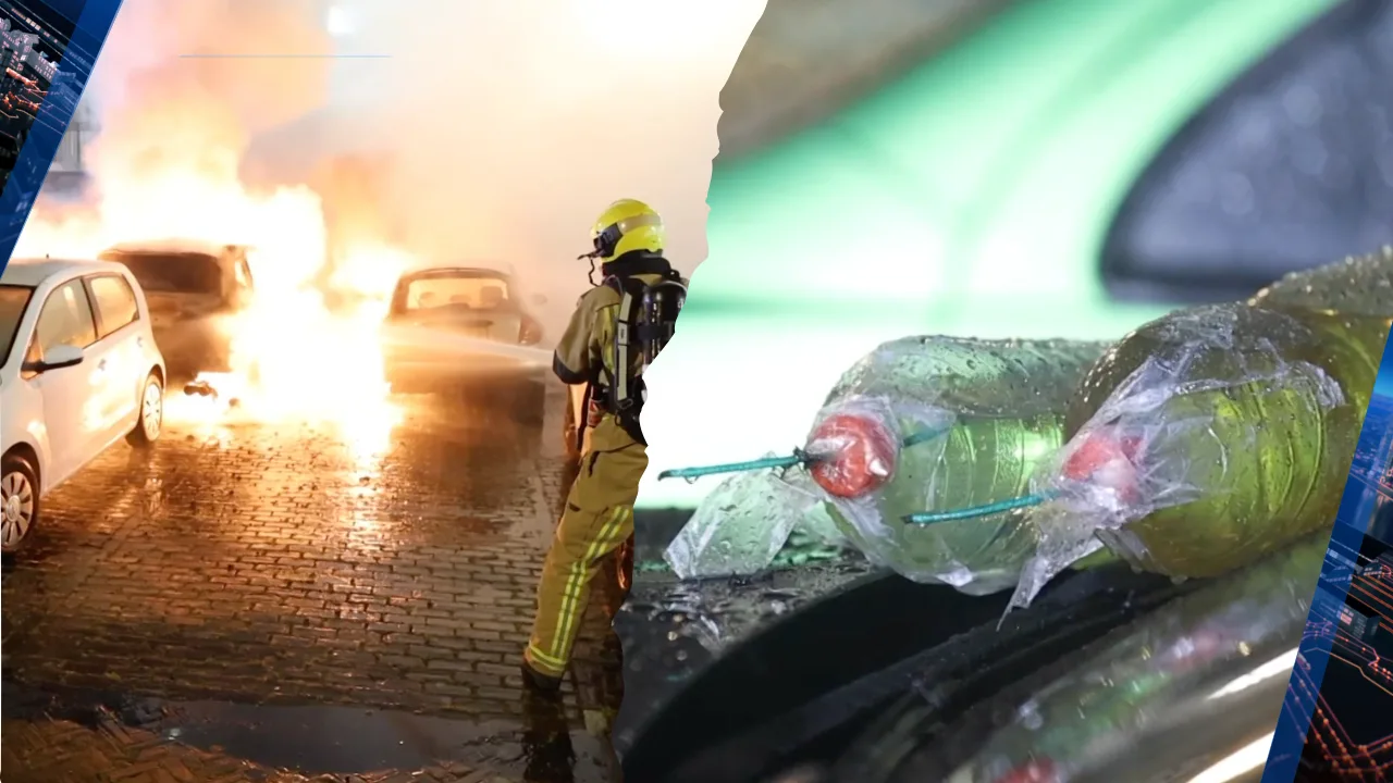 Meerdere auto's in Delft uitgebrand: 'Het lijkt wel een oorlogsgebied'