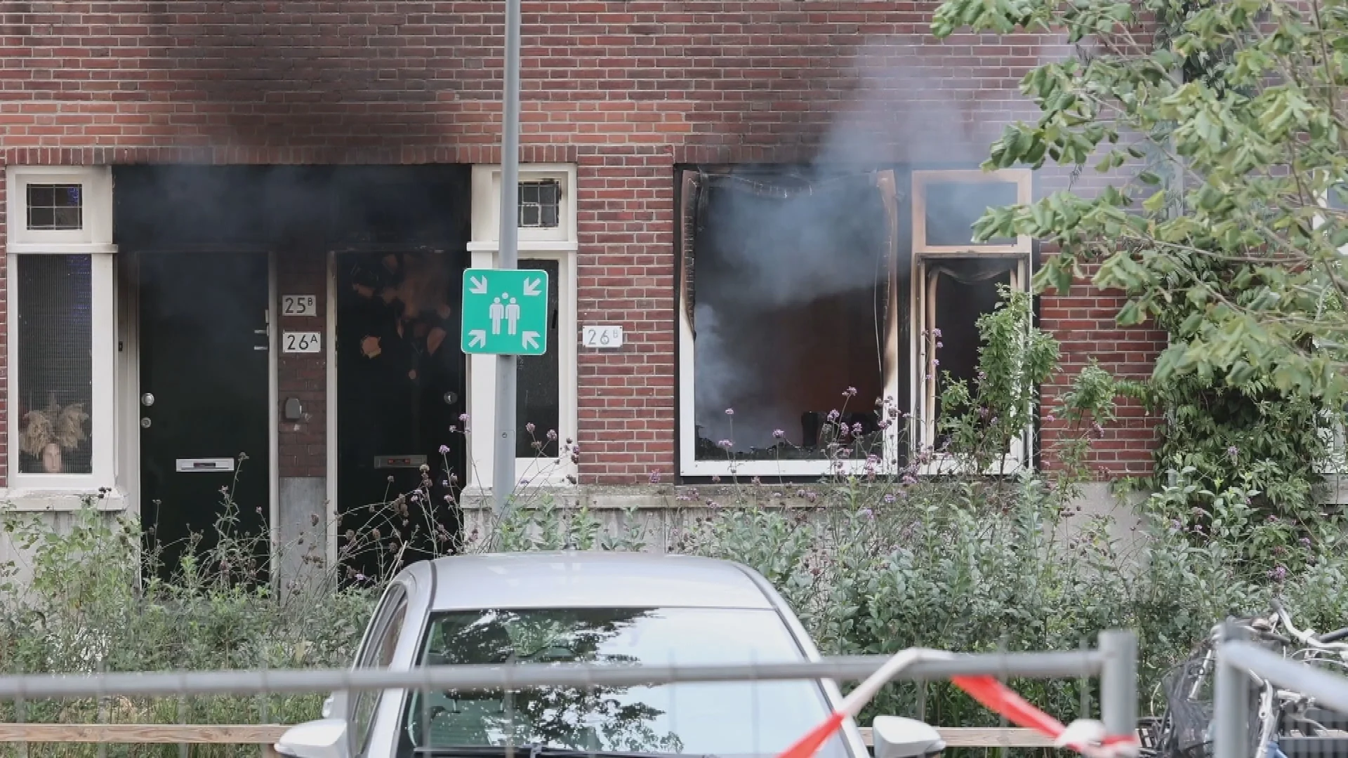 Brand in woning Rotterdam waar schietincident plaatsvond