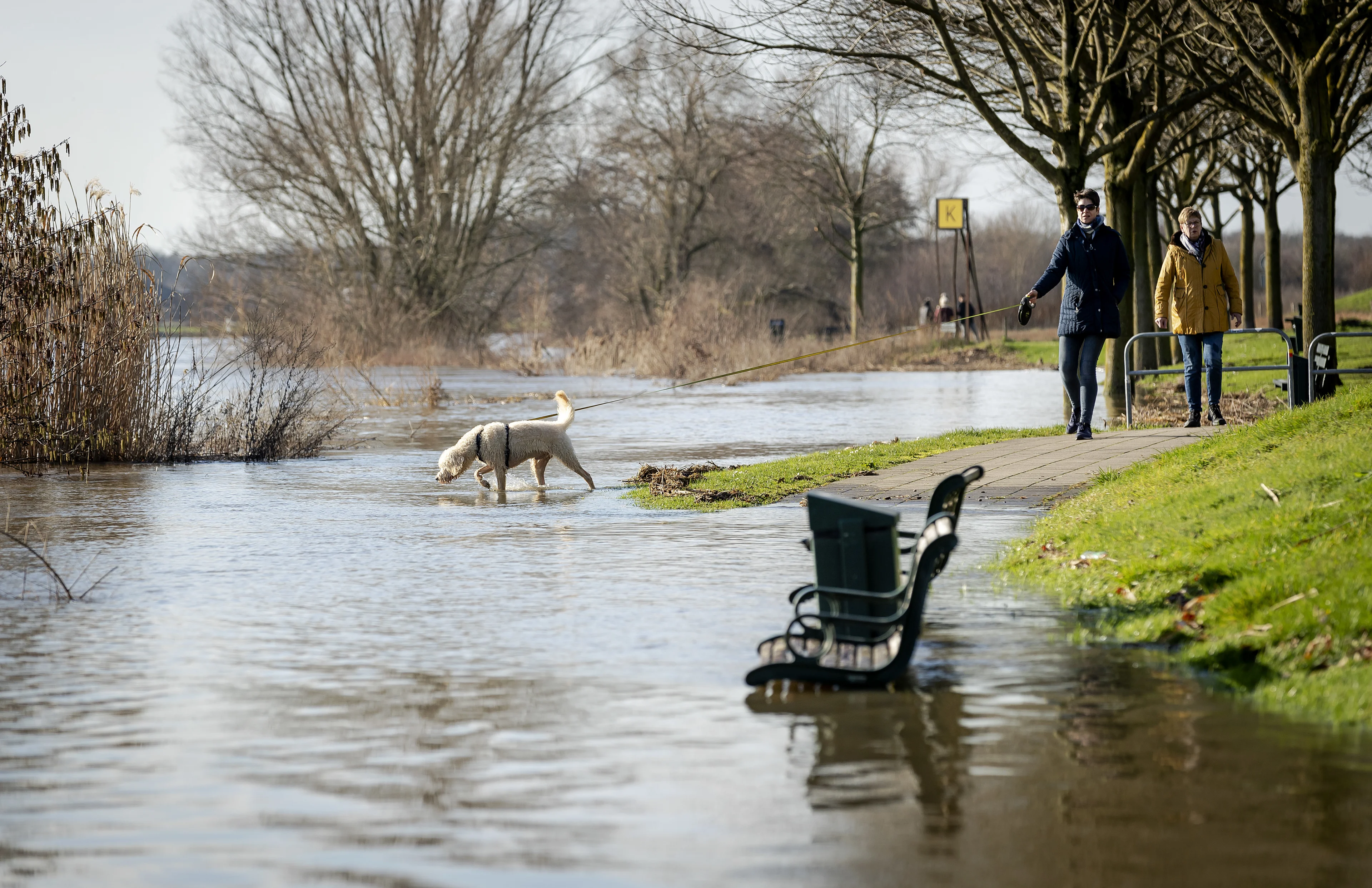 Opnieuw hoogwater in het zuiden verwacht: kades lopen onder