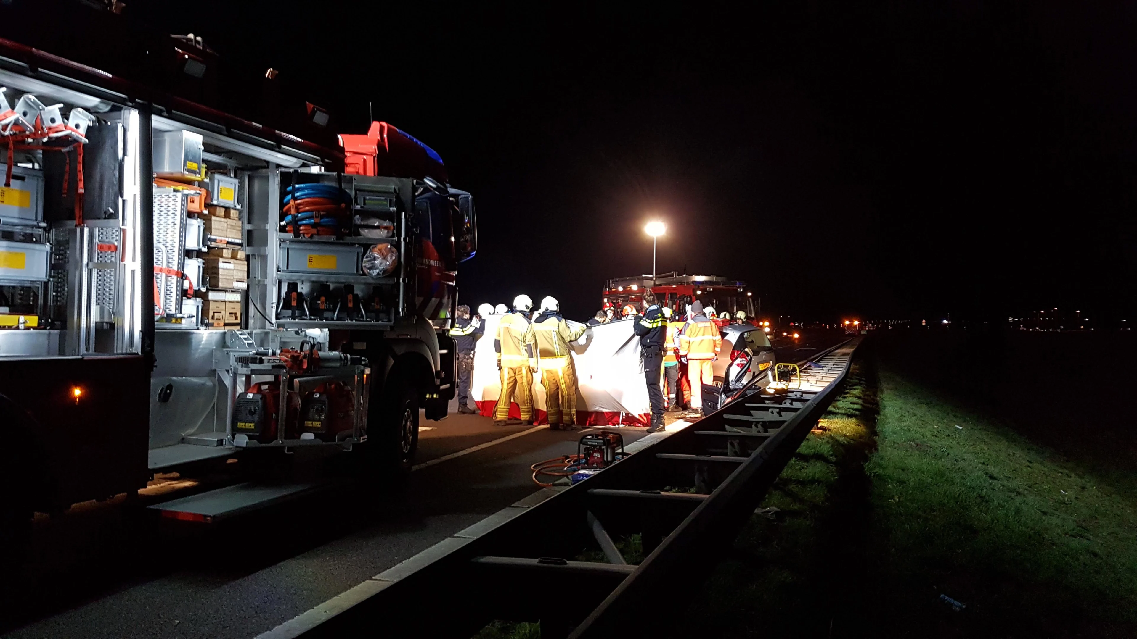 Zes gewonden bij twee aanrijdingen op N34 bij Emmen