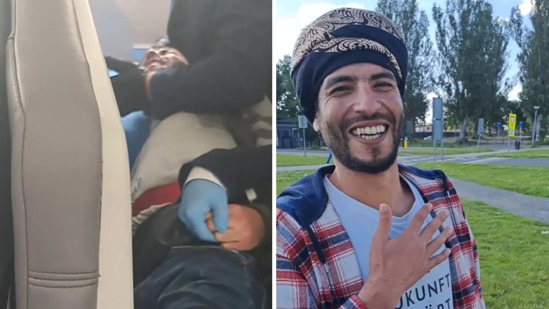 Heftige beelden tonen gedwongen uitzetting Syriër op Schiphol