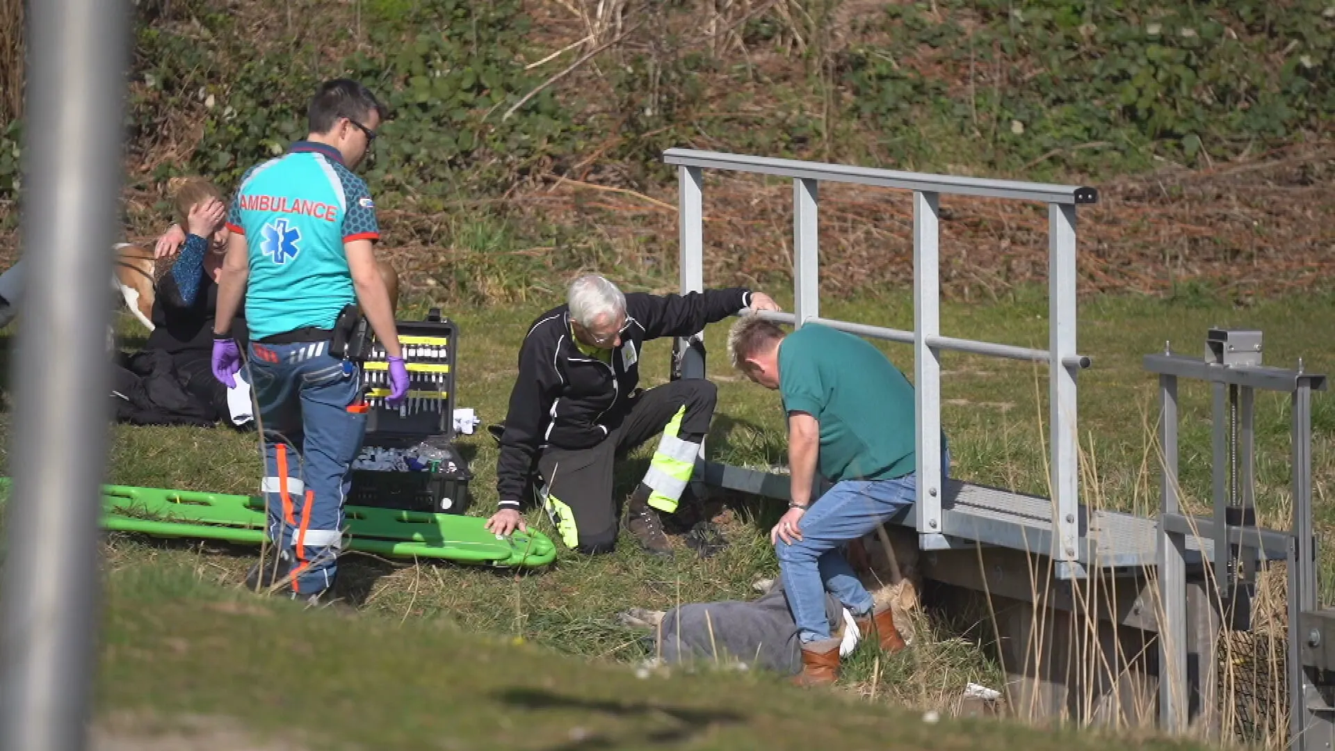 Hond komt om bij heftig ongeluk in Ridderkerk, traumahelikopter ter plaatse