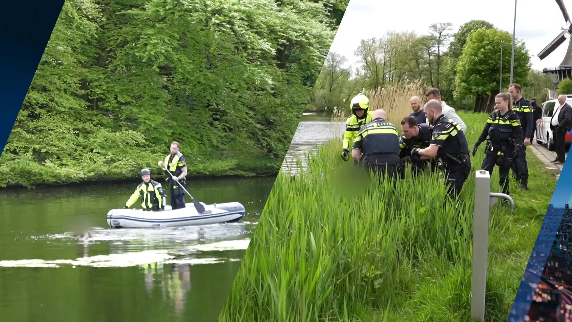 Verwarde man zwemt urenlang in plas Rotterdam en weigert eruit te komen