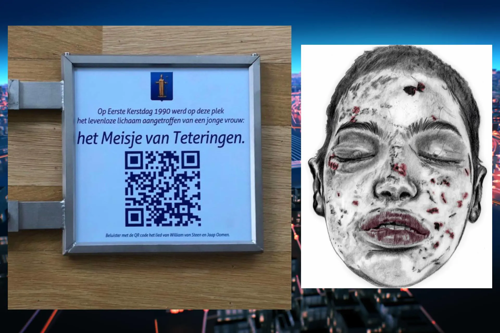 Herdenkingsbord Meisje van Teteringen binnen 24 uur alweer gestolen