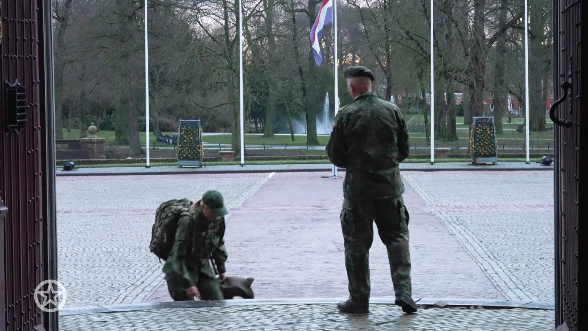 Koningin Máxima in actie voor militaire opleiding