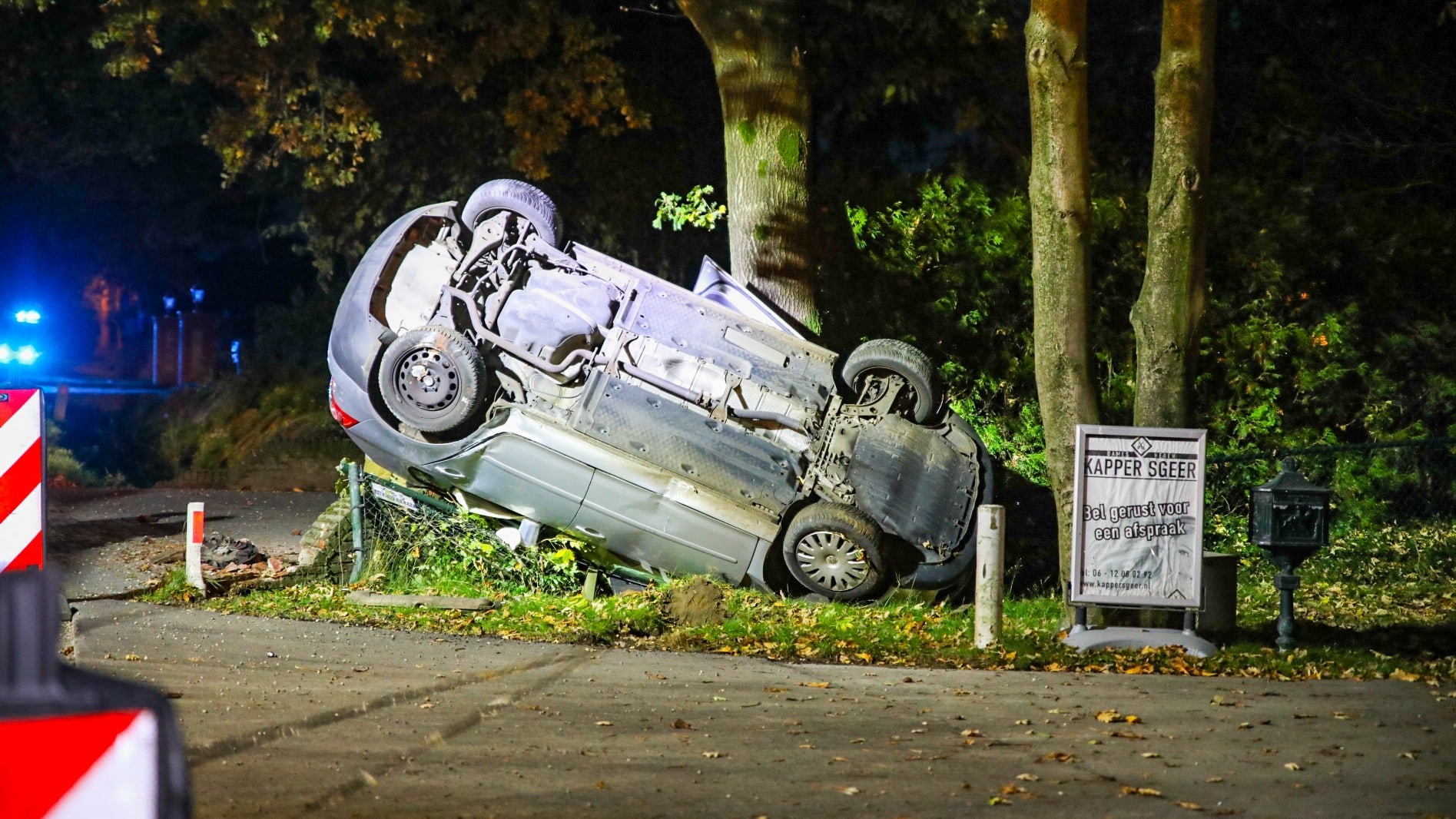 Man die crasht met gezin in Harskamp had te veel gedronken