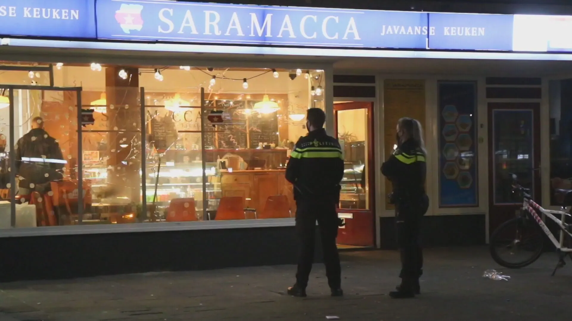 Haags restaurant overvallen door twee mannen, personeel bedreigd