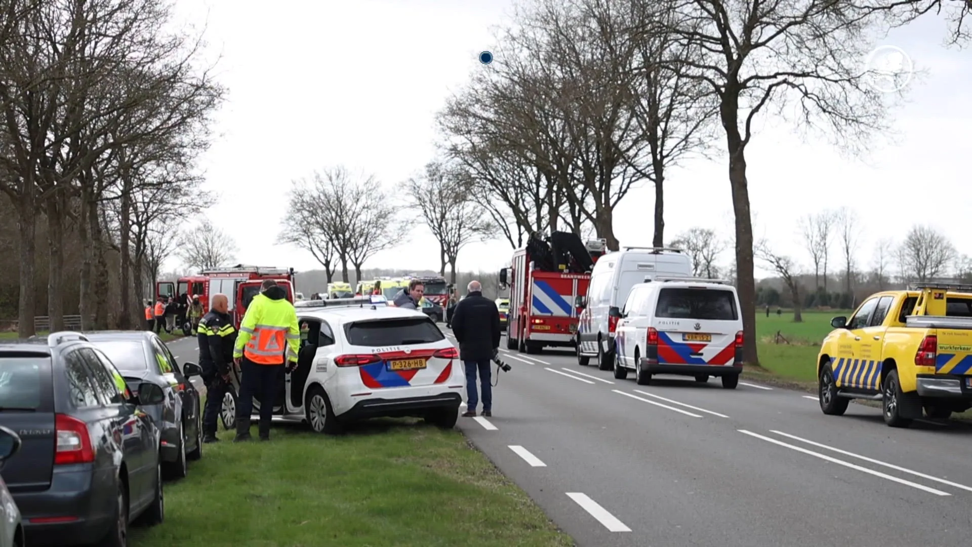 Zeven gewonden door ernstig ongeval bij Fries dorp Nijeholtpade