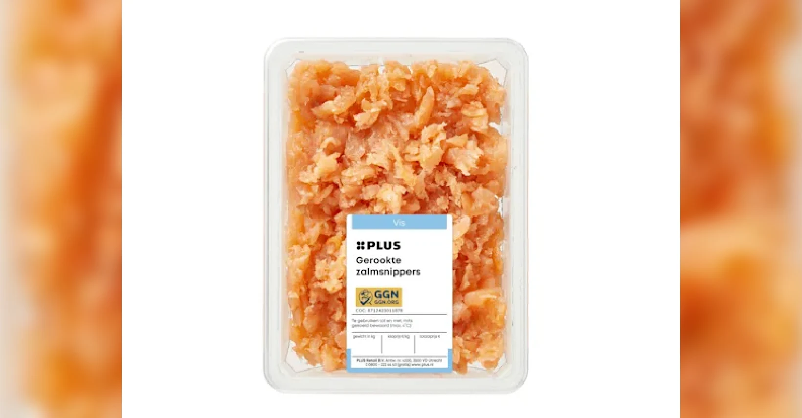 PLUS roept gerookte zalmsnippers terug