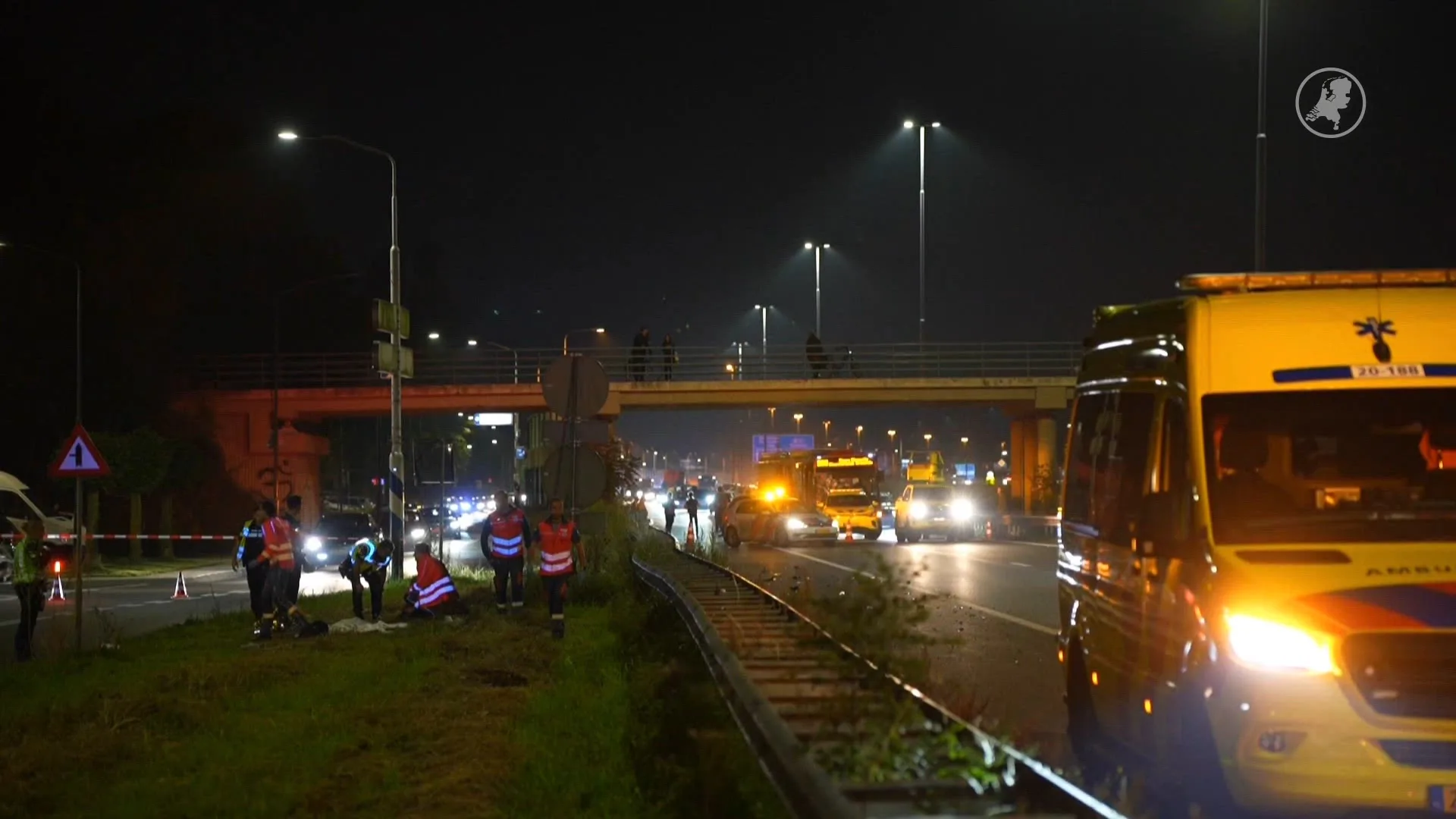 Vrouw (29) doodgereden bij oversteken A59 bij Waalwijk