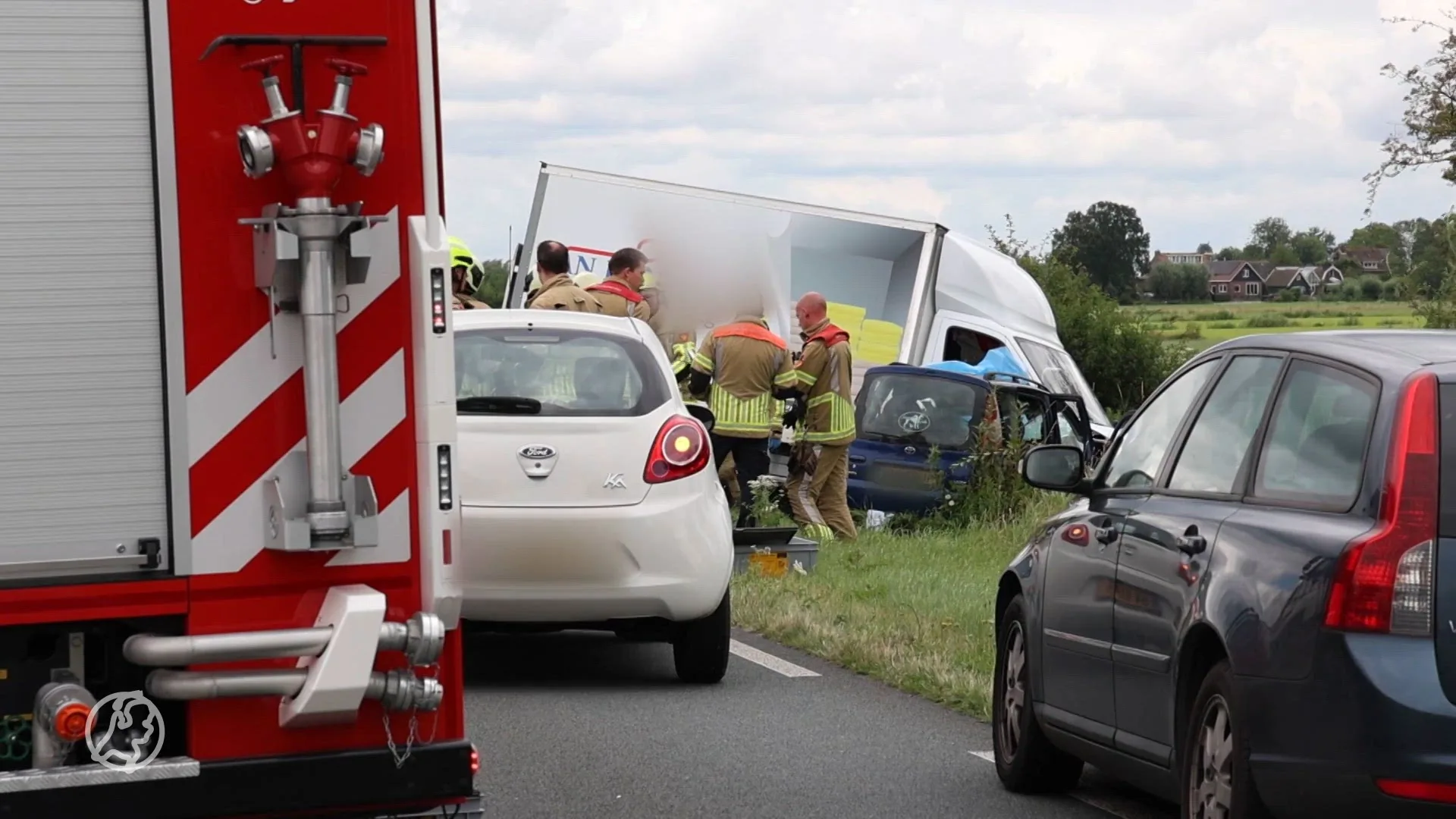 Twee doden bij ernstig ongeluk op N212 bij Kamerik