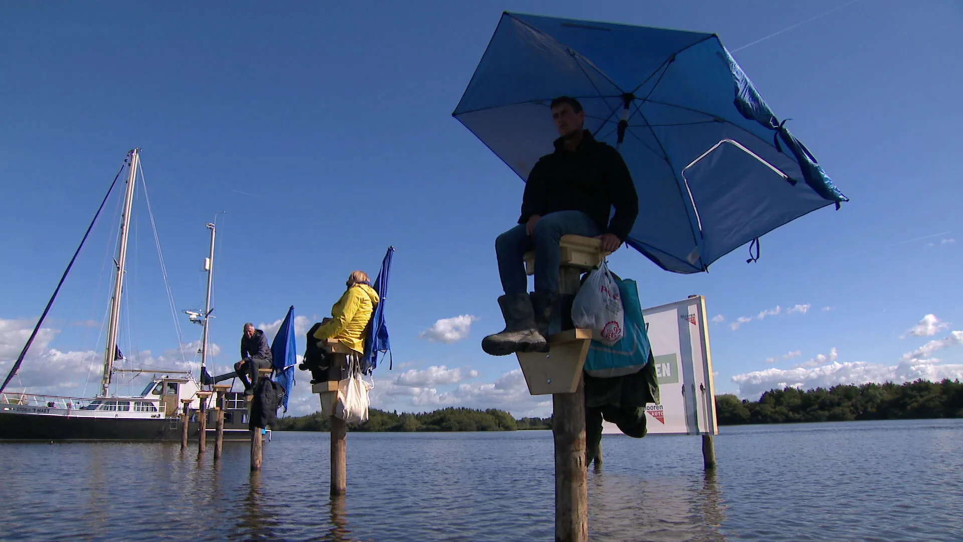 Paalzitwedstrijd nadert ontknoping: 'Je bent gek als je hieraan begint!'
