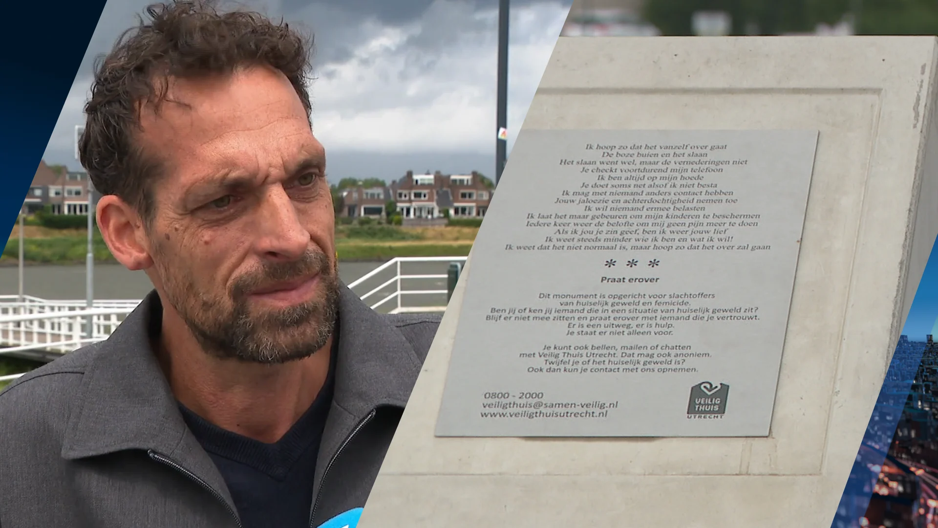 Henks zus werd vermoord door haar man, daarom ontwierp hij een monument voor femicide-slachtoffers