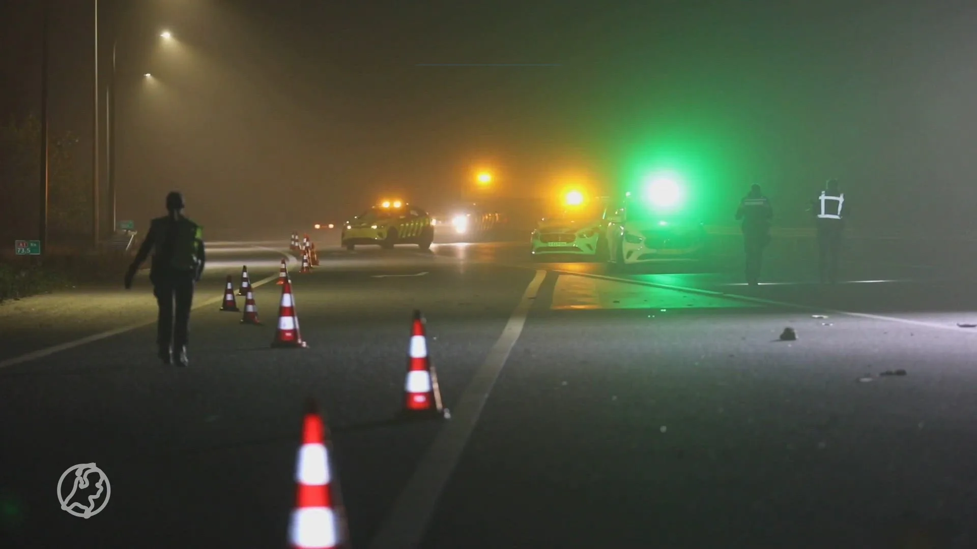 Dode door ongeval op A1 bij Radio Kootwijk