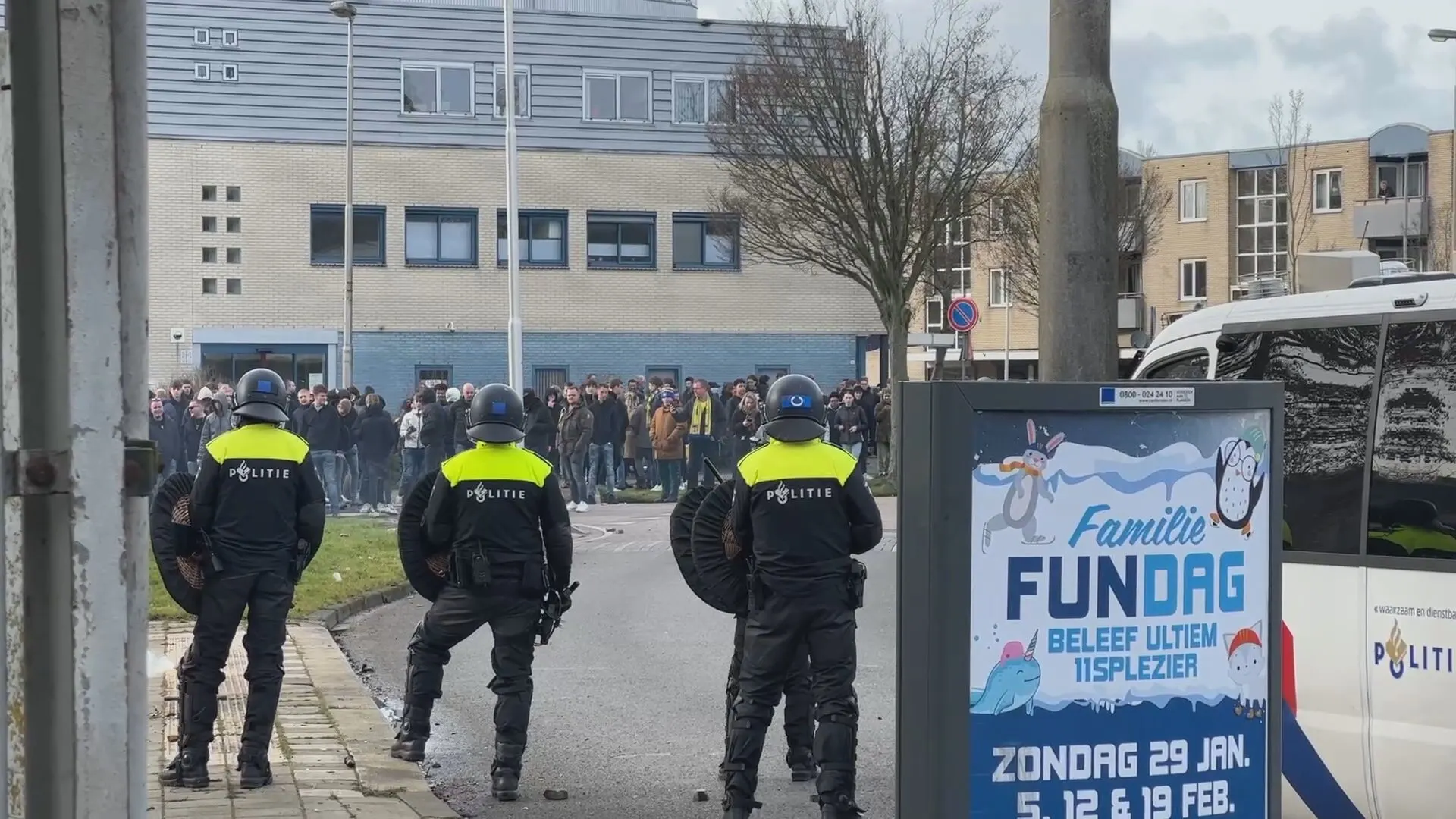Rellen na Friese derby tussen Cambuur en Heerenveen