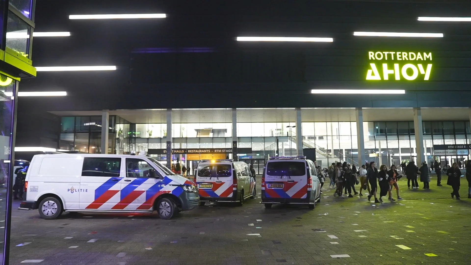 Man neergeschoten op feest in Ahoy, twee aanhoudingen