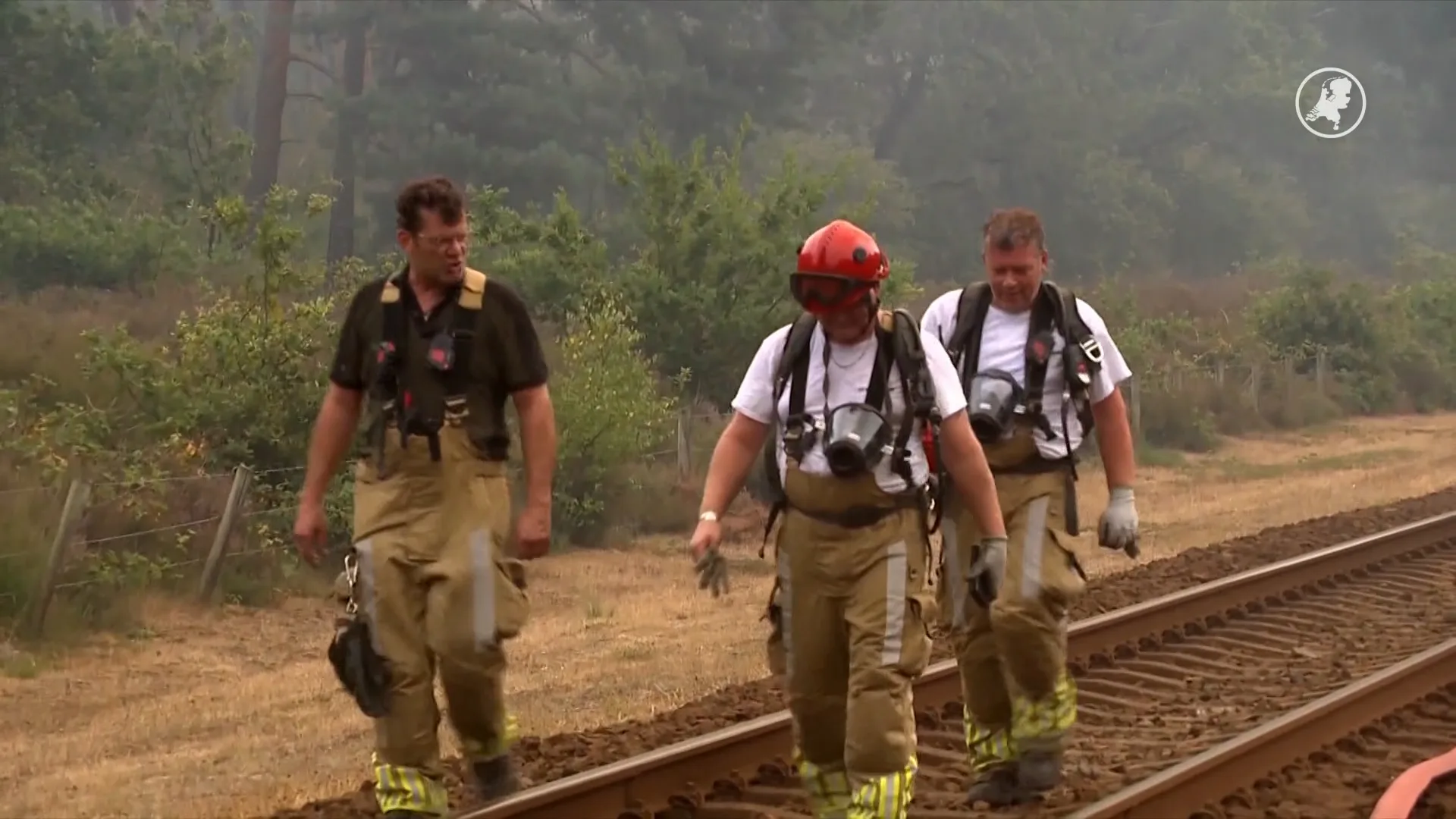 Grote brand in Limburgs natuurgebied De Rosmolen