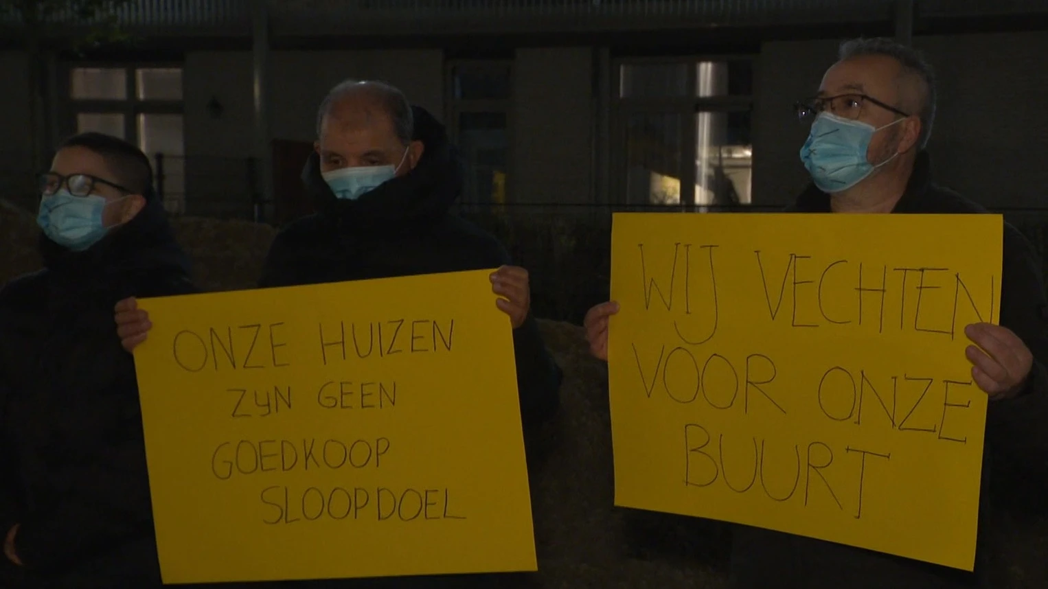 Bewoners Amsterdamse buurt strijden tegen sloop: 'Waar moeten we heen?'