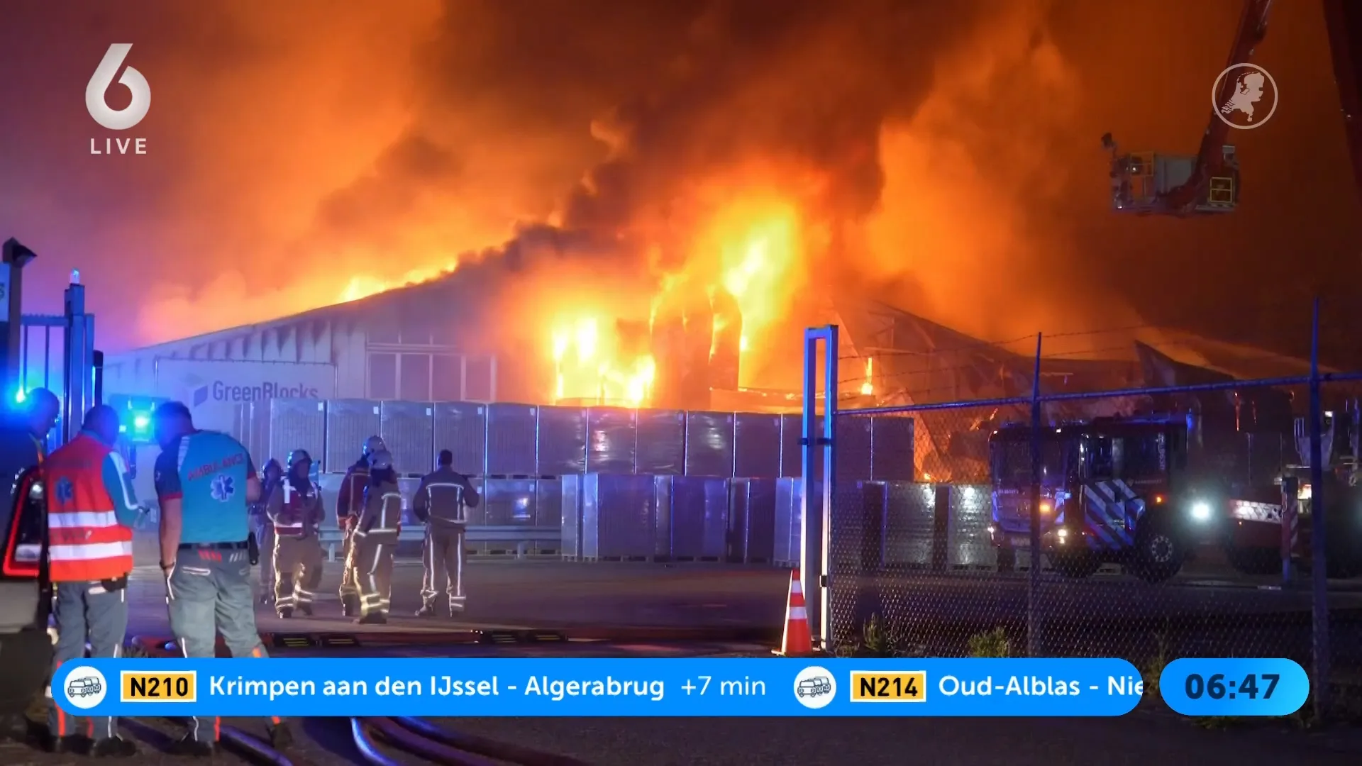 Brand in palletfabriek Coevorden: NL-Alert verstuurd