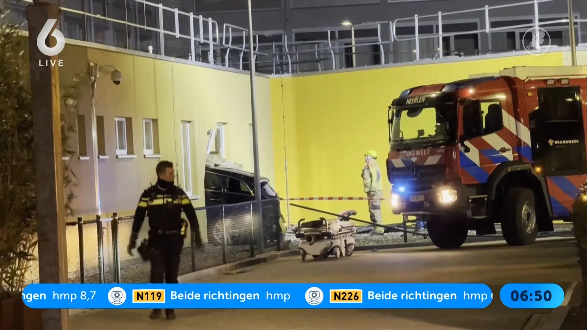 Aanrijding tegen ziekenhuis Heerlen is ongeval, bestuurder overleden