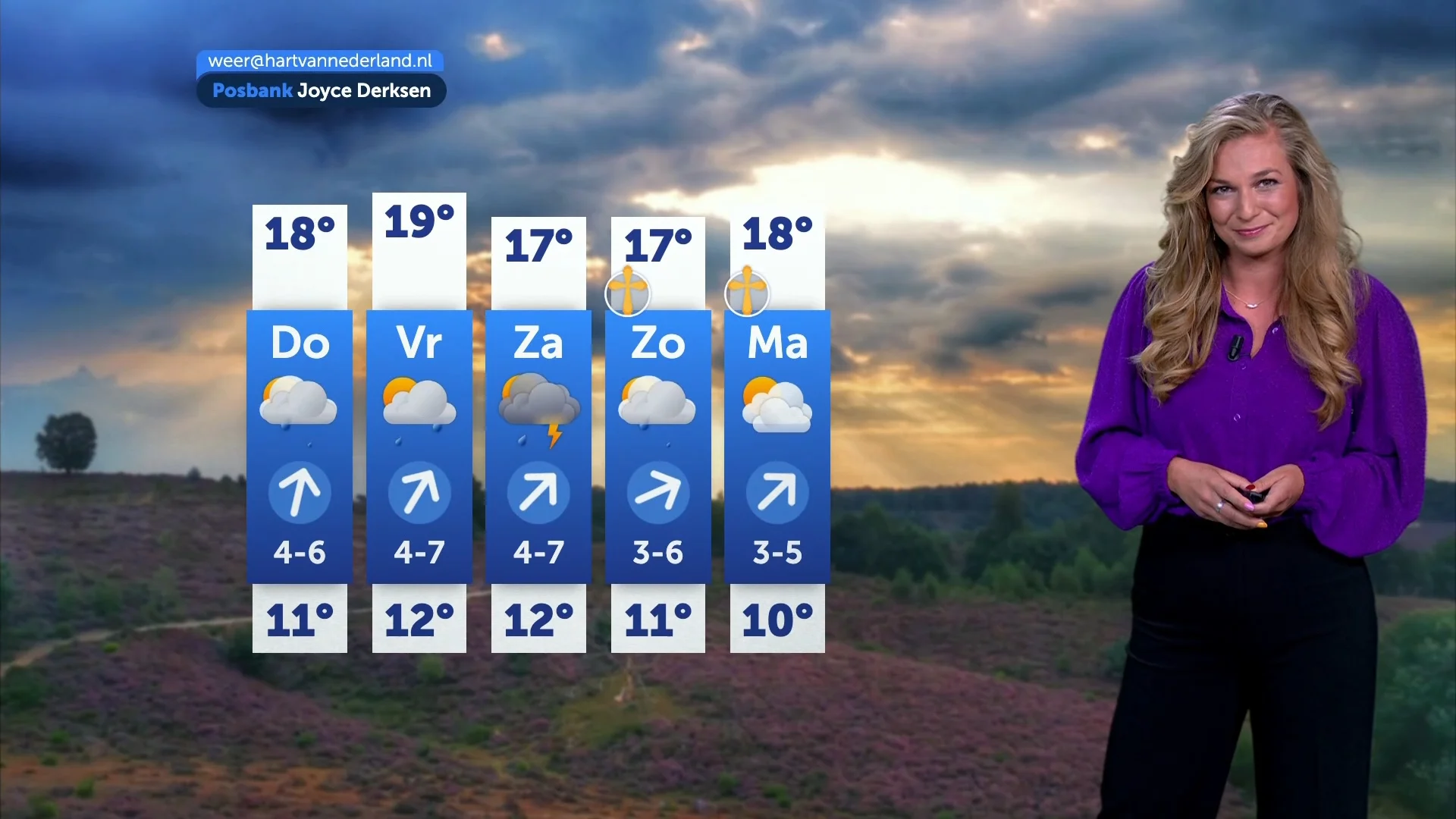 Weerbericht woensdag 4 juni 2025
